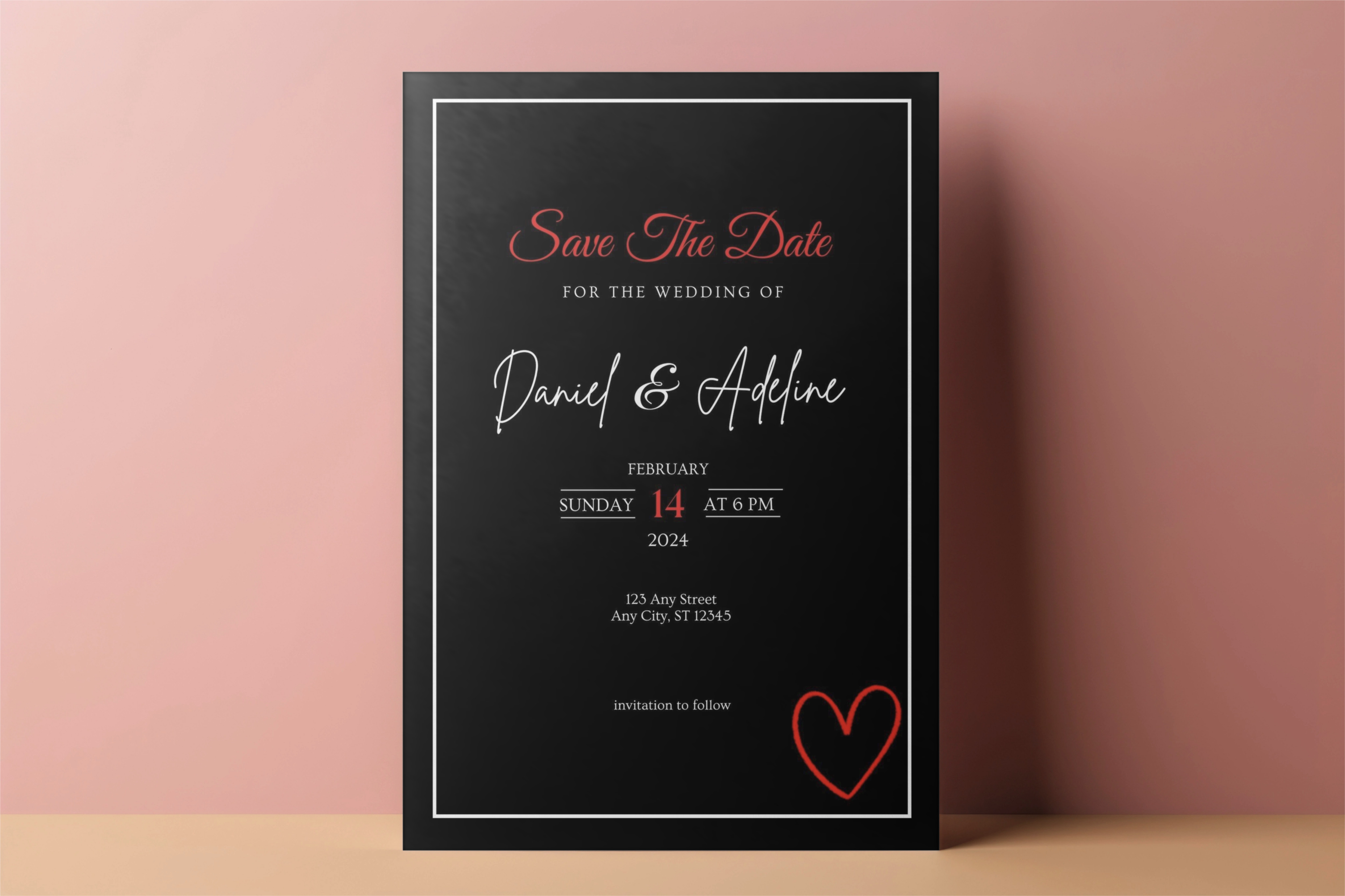 Save The Date Invite 031