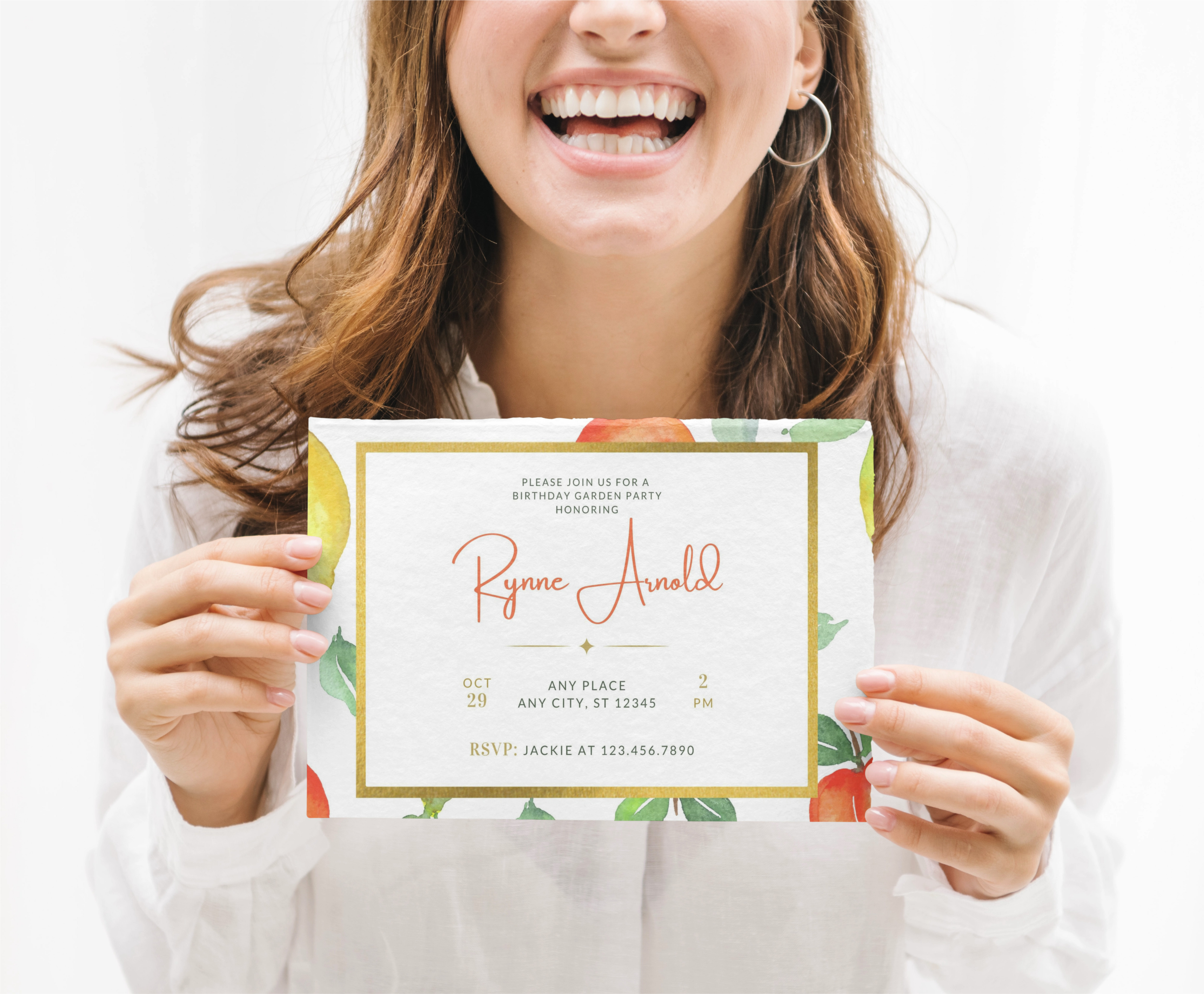 Citrus Garden Digital Invite