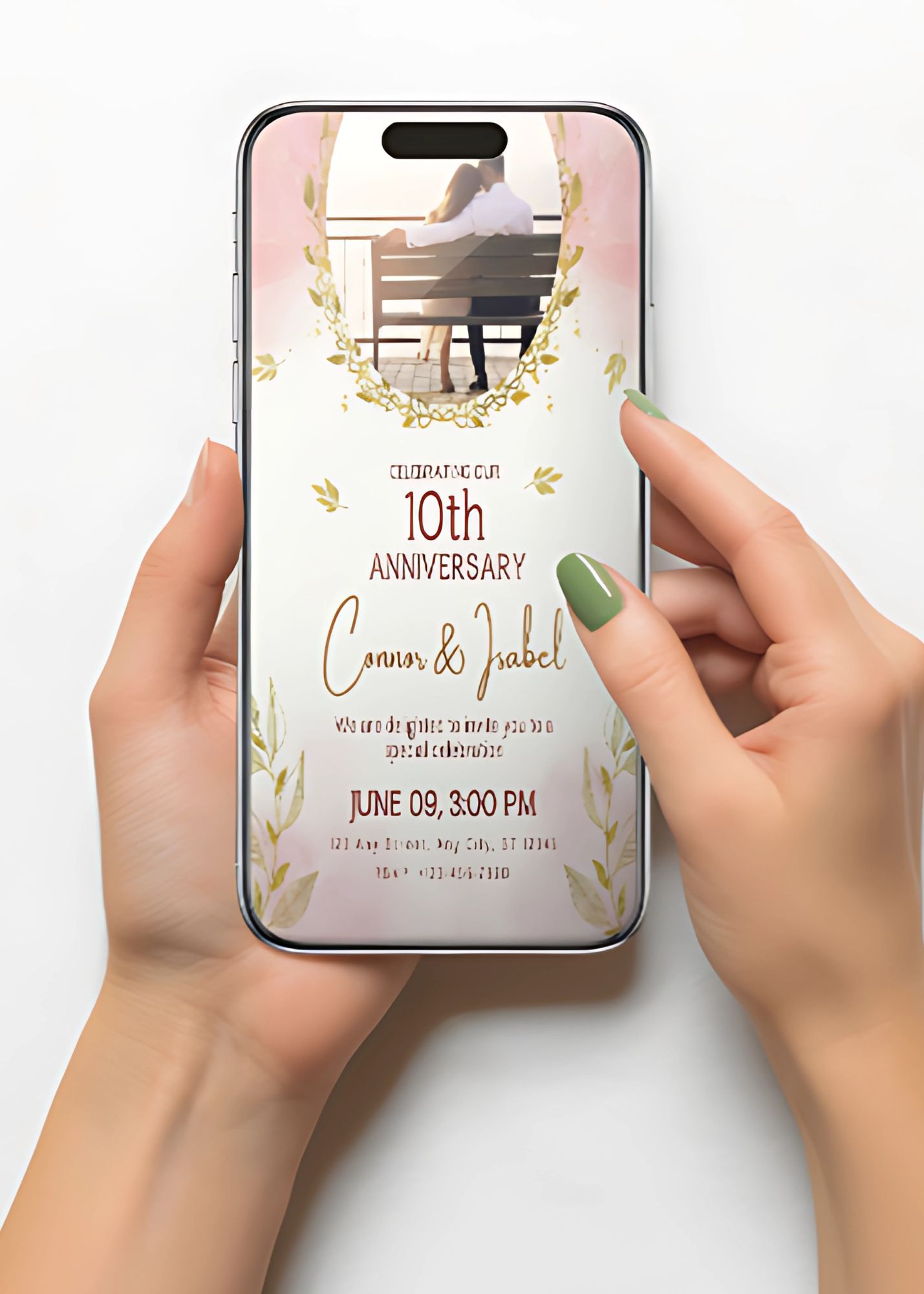 10th Wedding Anniversary Invite 01