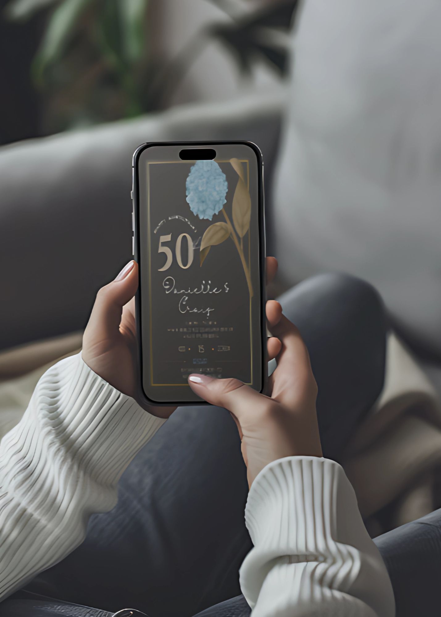 50th Wedding Anniversary Invite 01