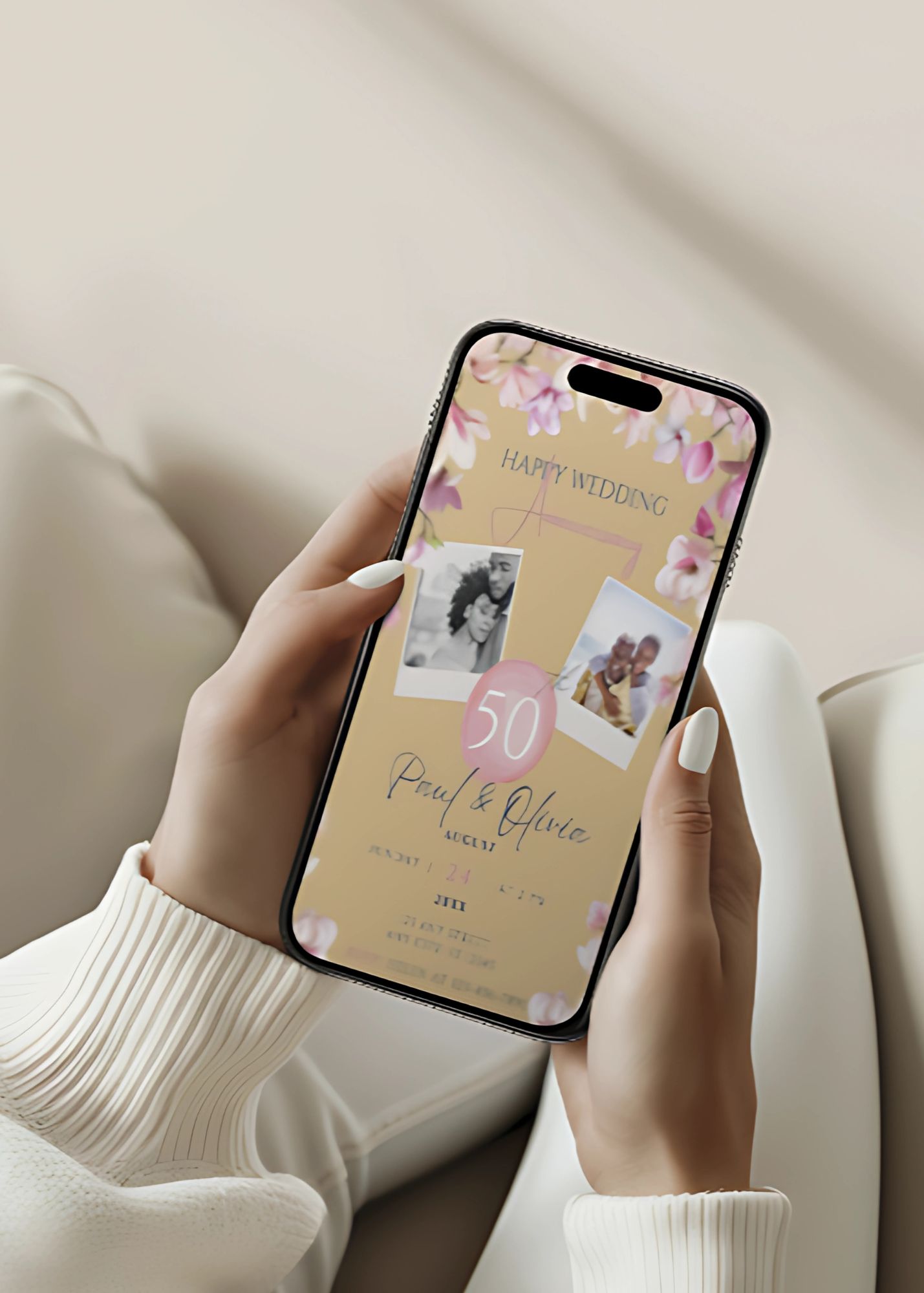 50th Wedding Anniversary Invite 02