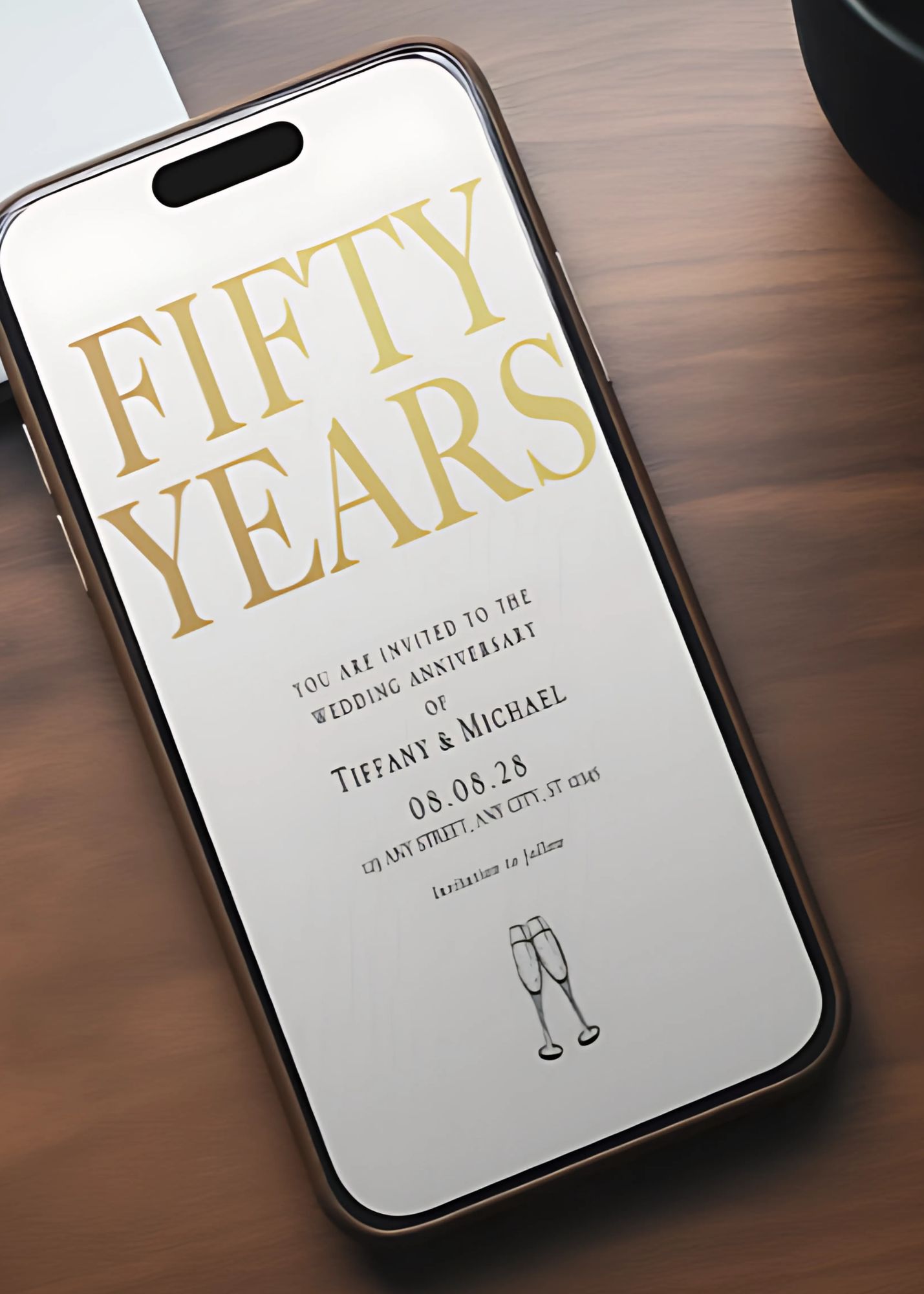 50th Wedding Anniversary Invite 05