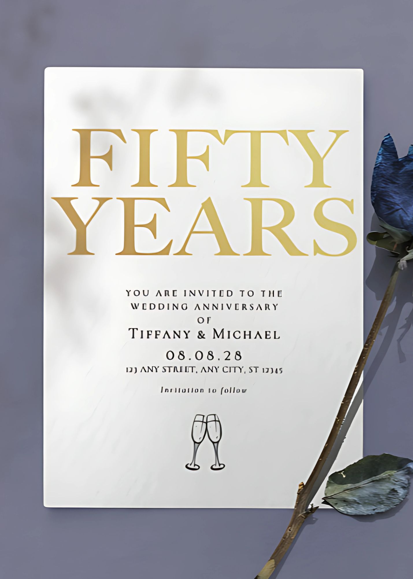 50th Wedding Anniversary Invite 05