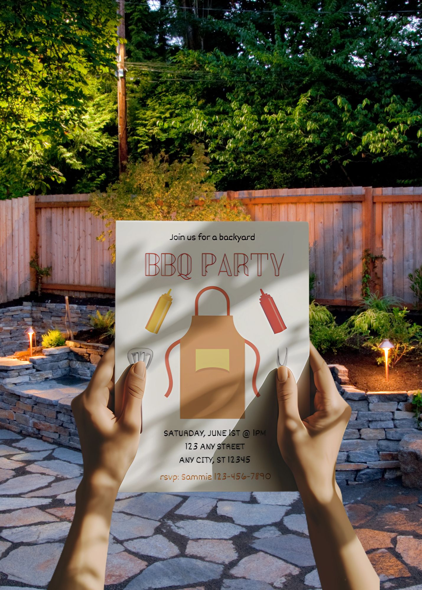 Backyard BBQ Invitation 02