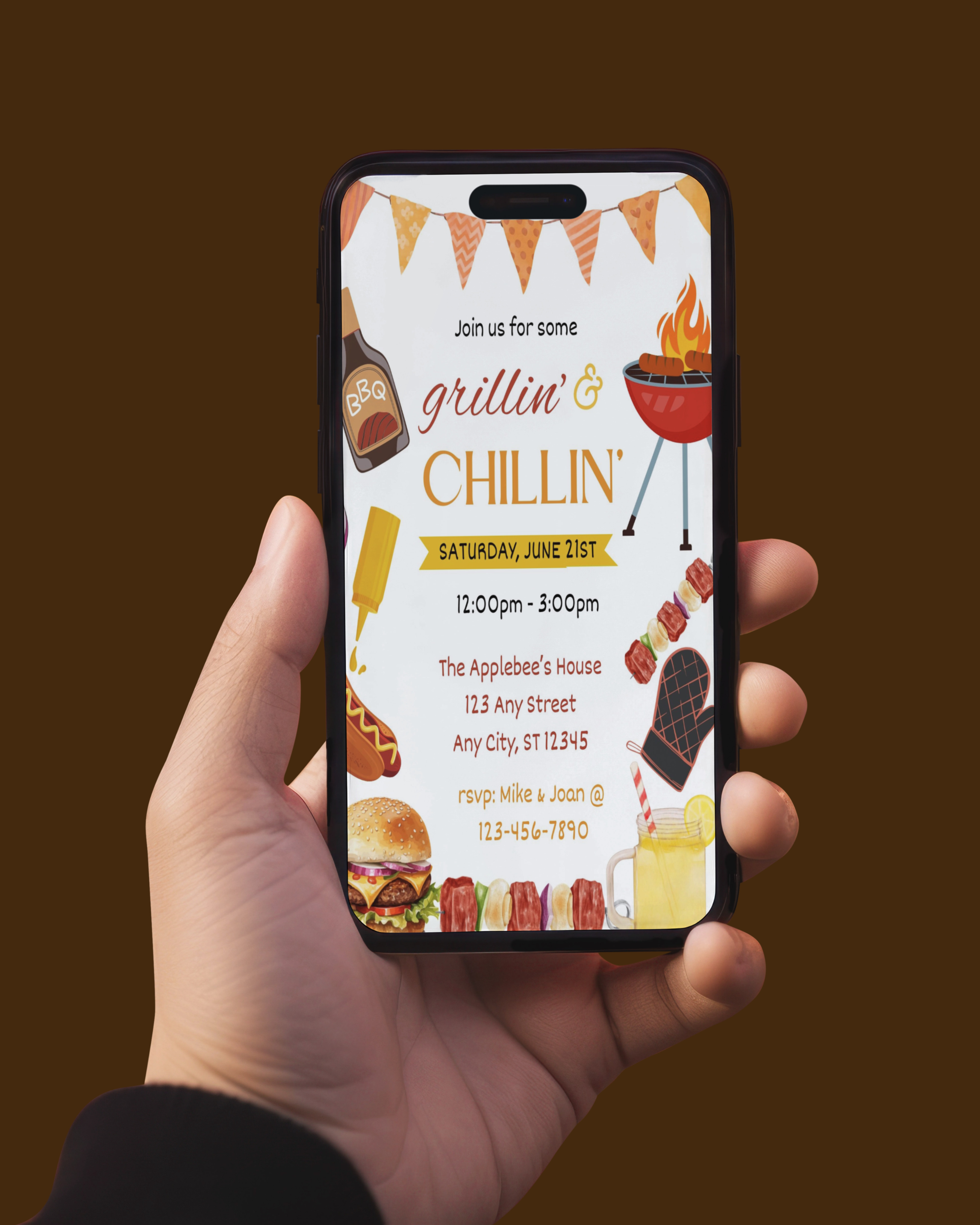 Backyard BBQ Invitation 03