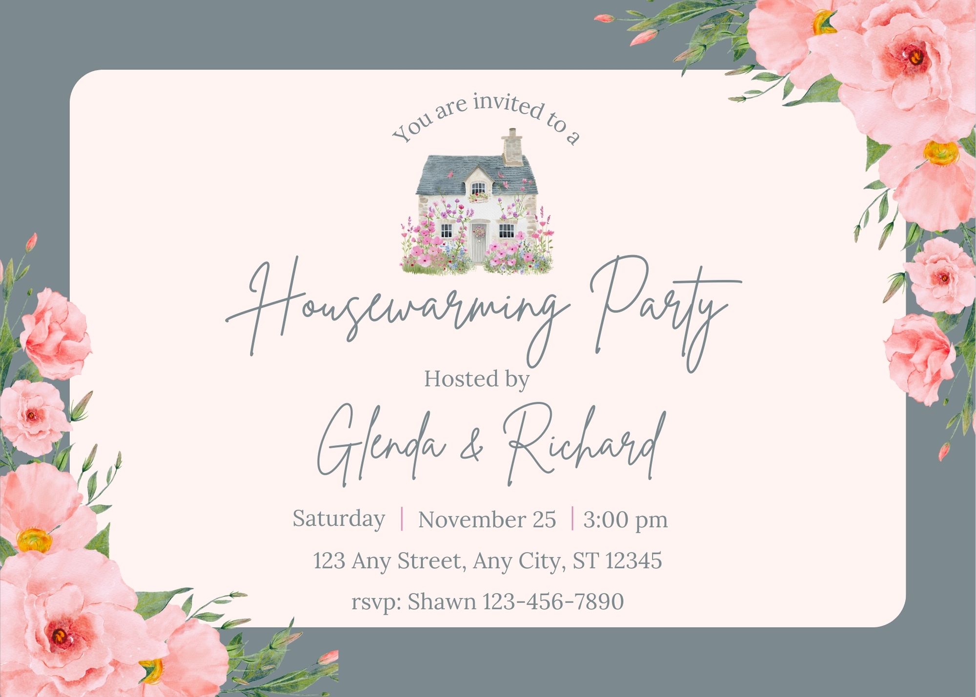 Housewarming Party Invitation - Spring 03
