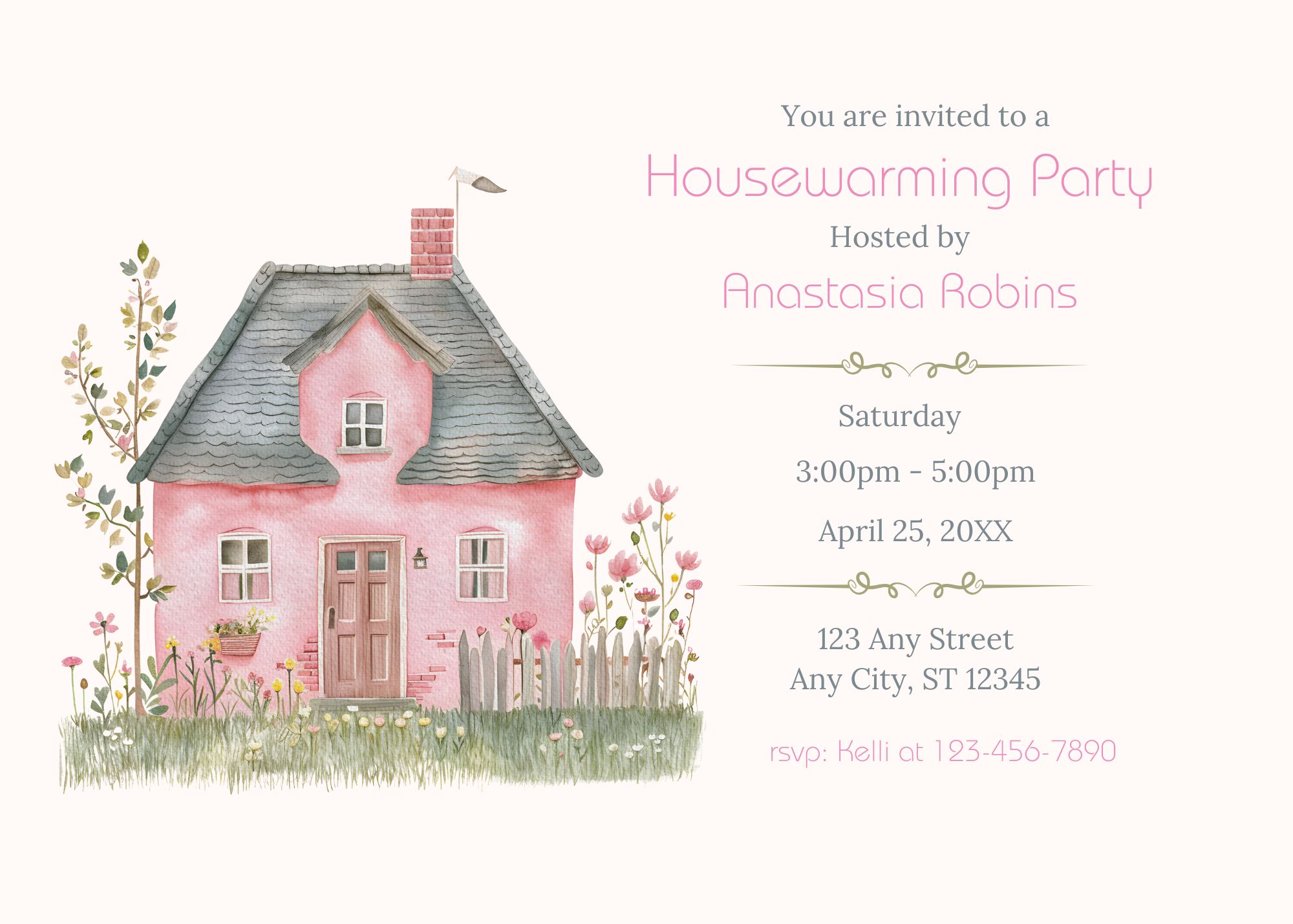 Housewarming Party Invitation - Spring 05
