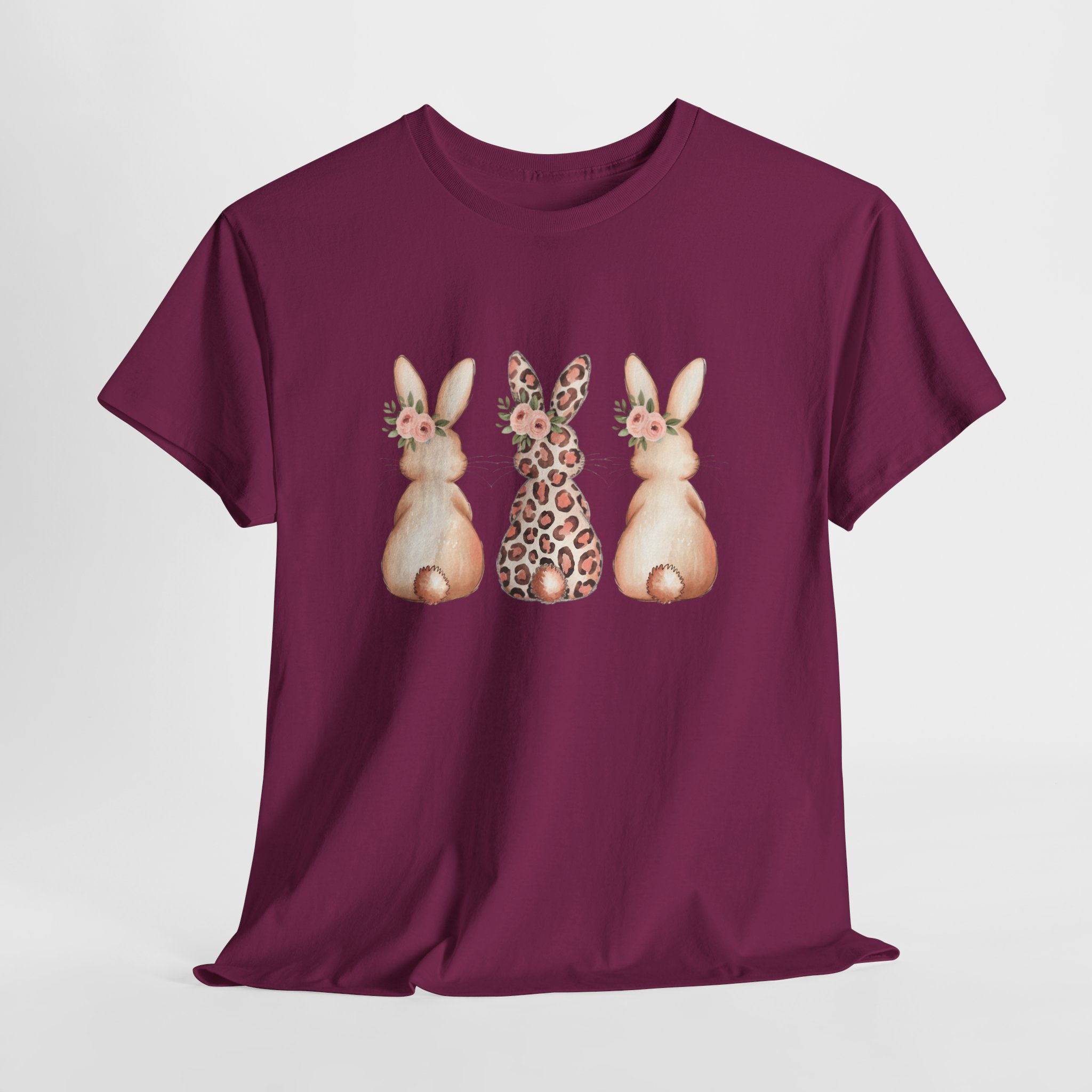 Leopard Bunny Graphic T-Shirt