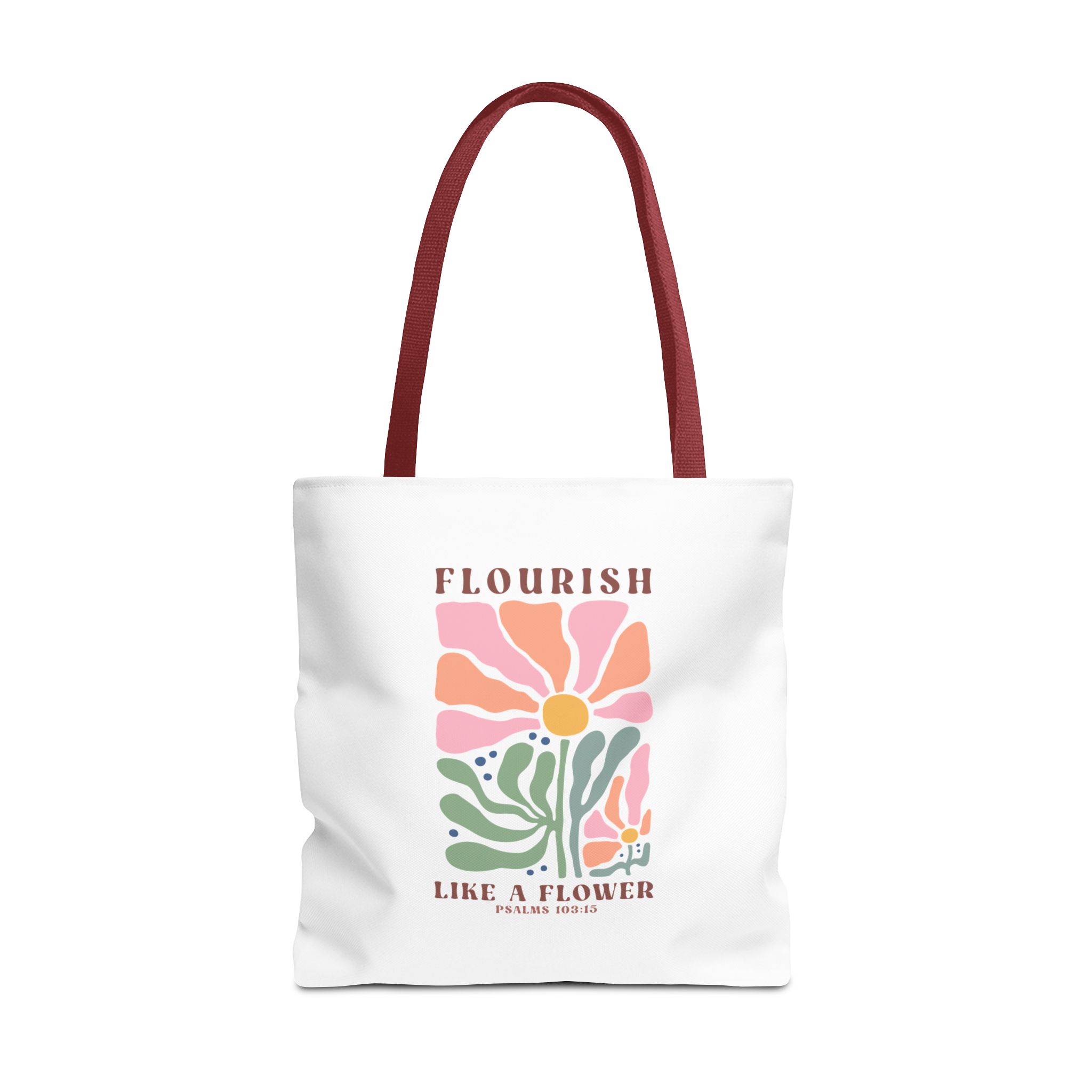 Flourish Like A Flower Tote Bag