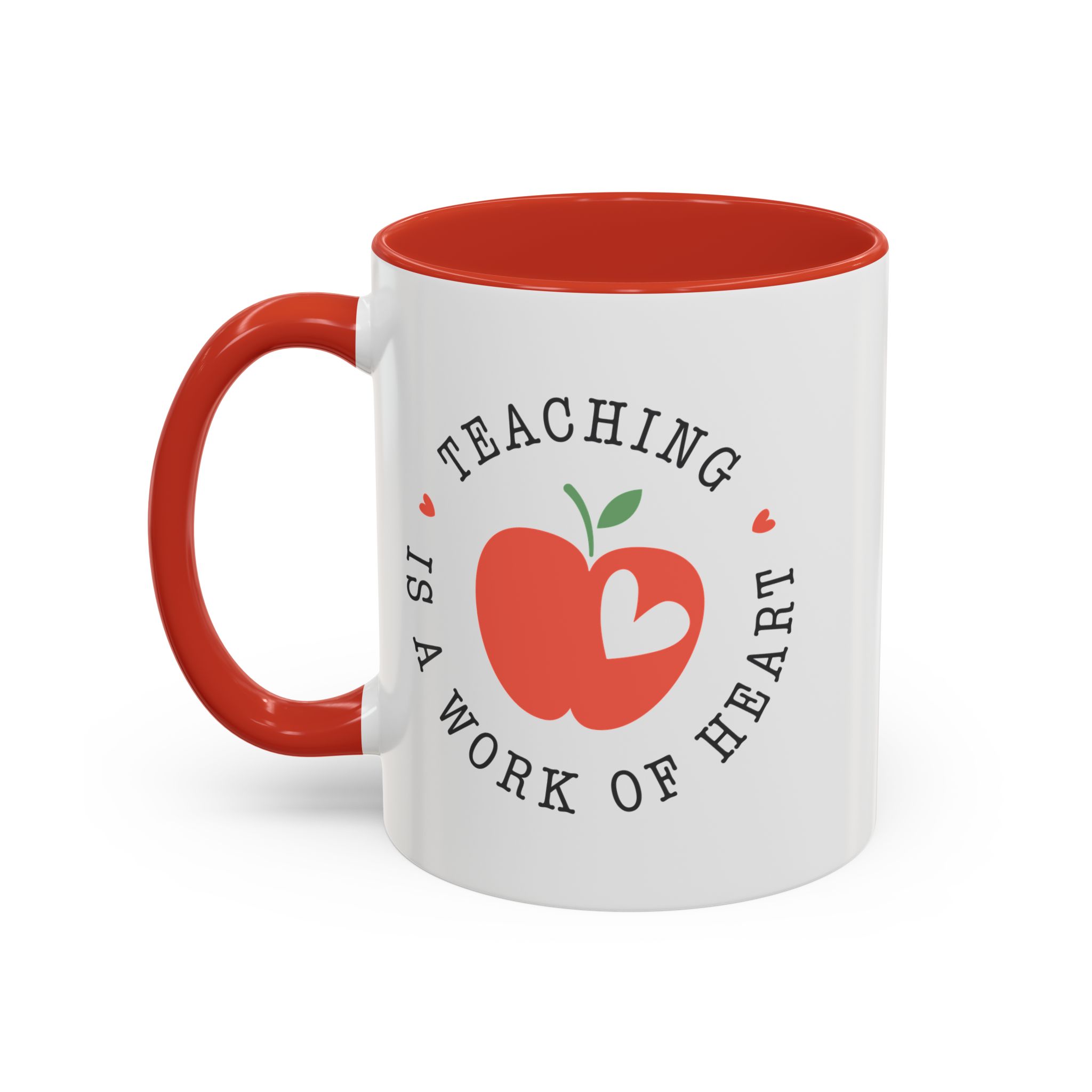 Teaching is A Work Of Heart Teacher Appreciation Mug