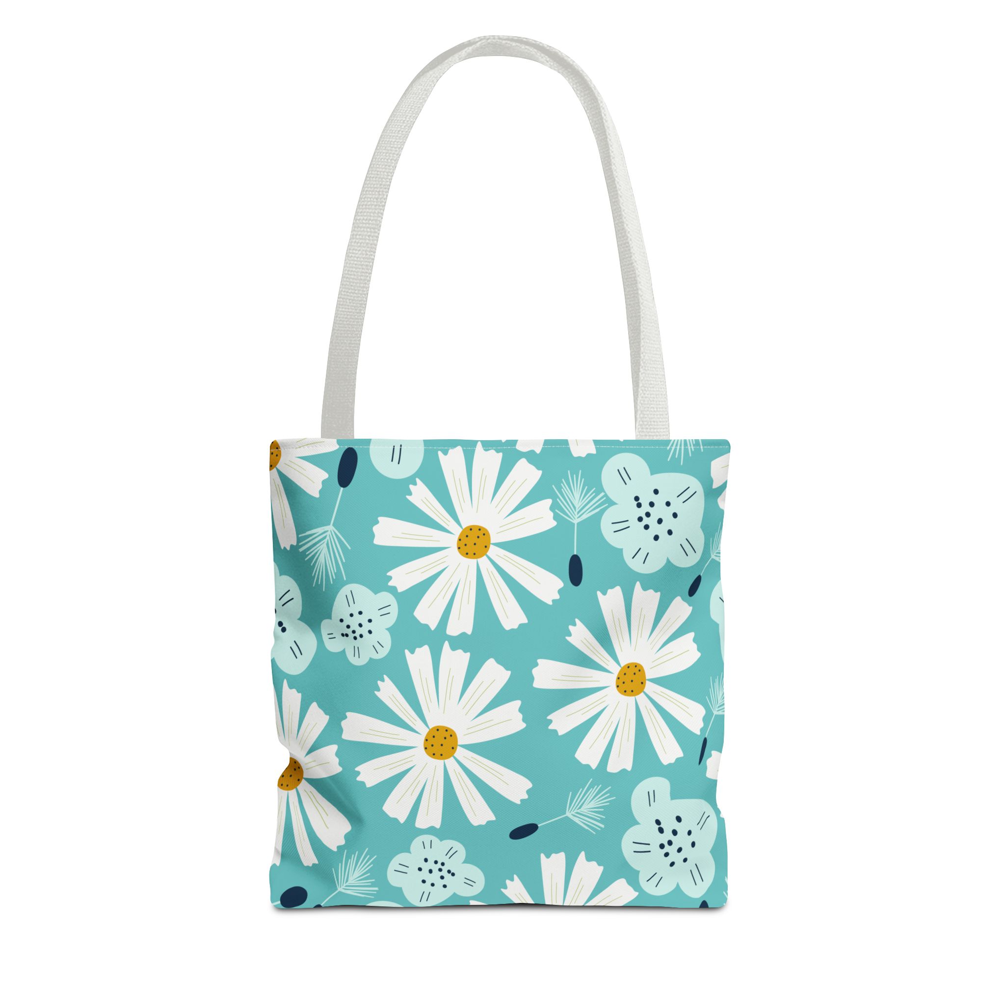 Scandinavian Floral Tote Bag