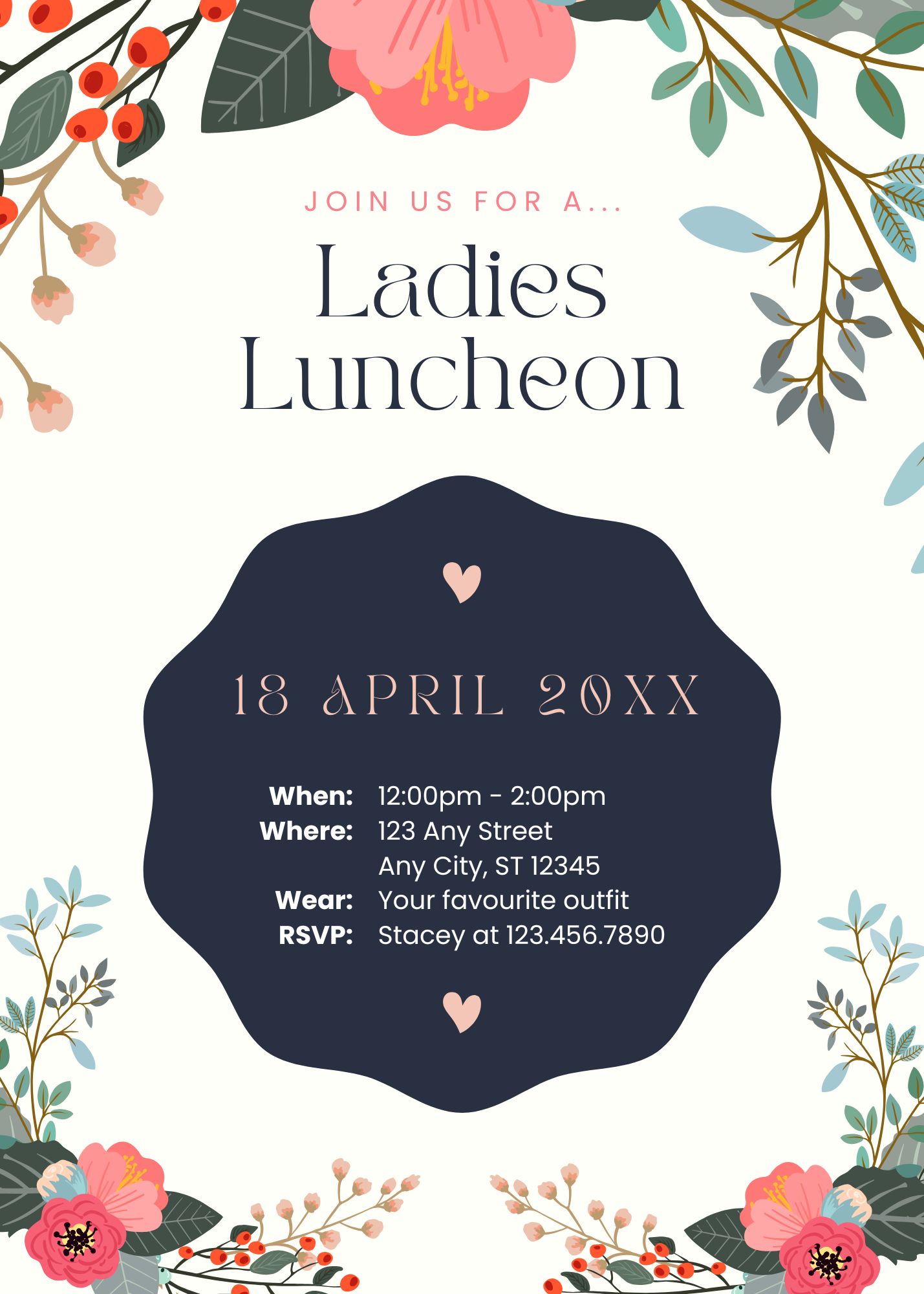 Ladies Luncheon Digital Invite 01