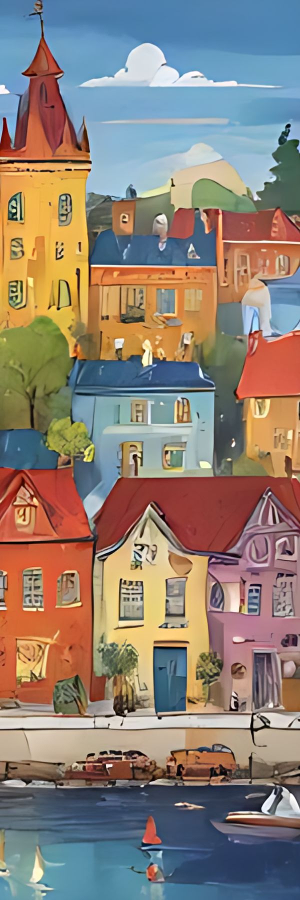 City By The Sea Trio Bookmark Set