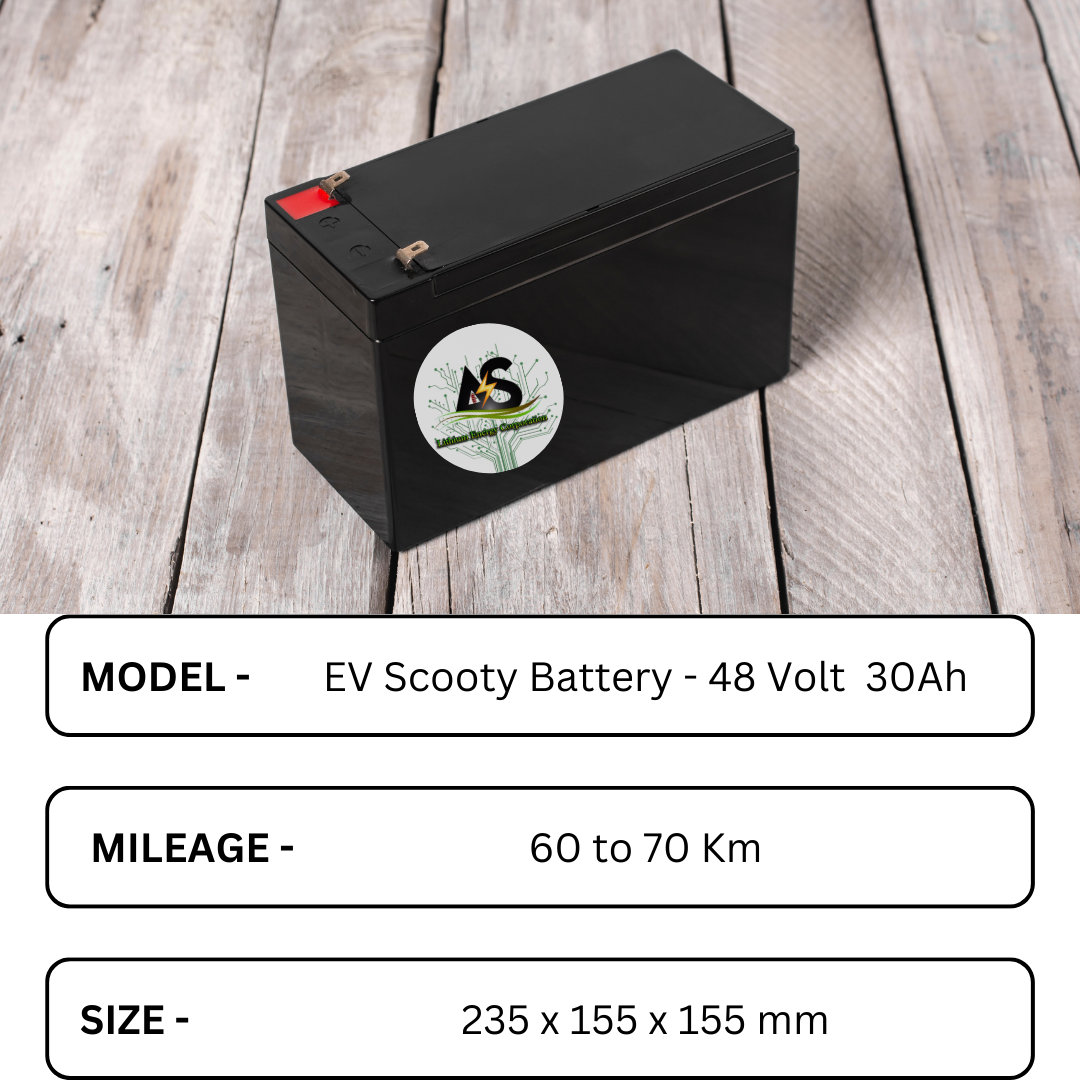 EV Scooty Battery - 48 Volt