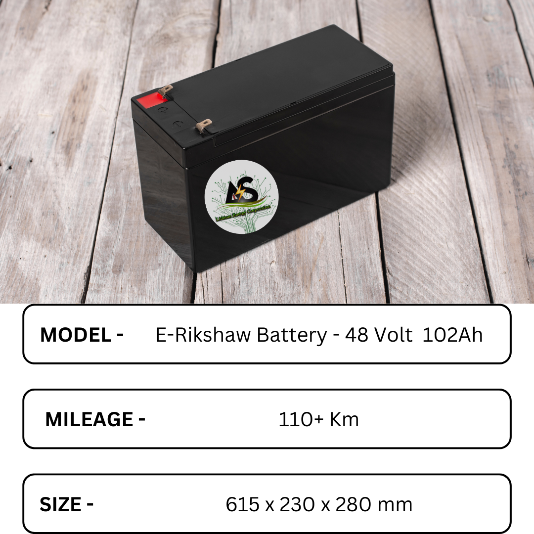 E Rikshaw Battery - 48 Volt