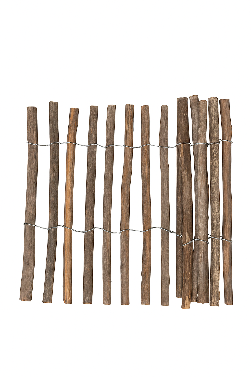 Spaltzaun aus Robinie