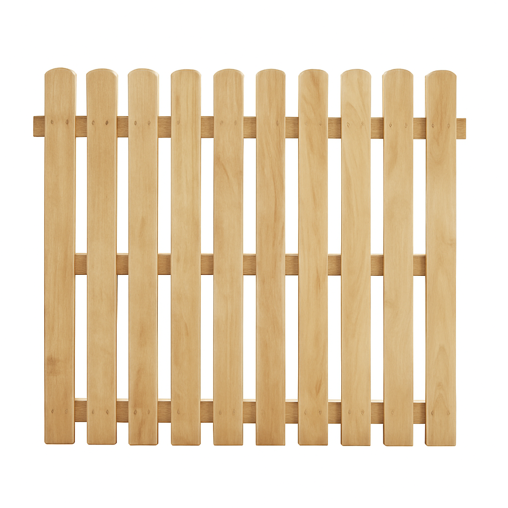 Massivholzzaun aus Eiche oder Robinie