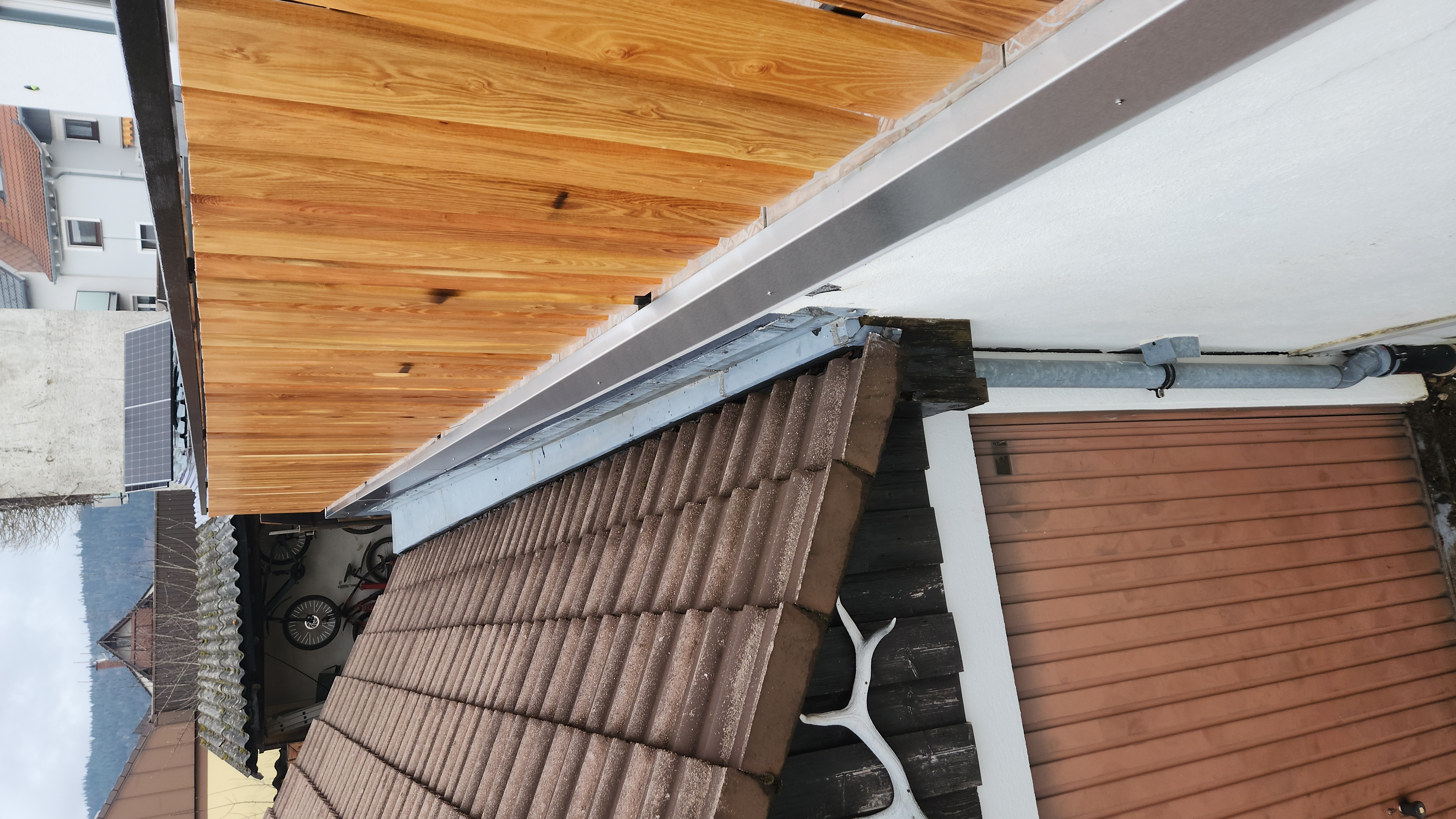 Robinie-Sichtschutzzaun