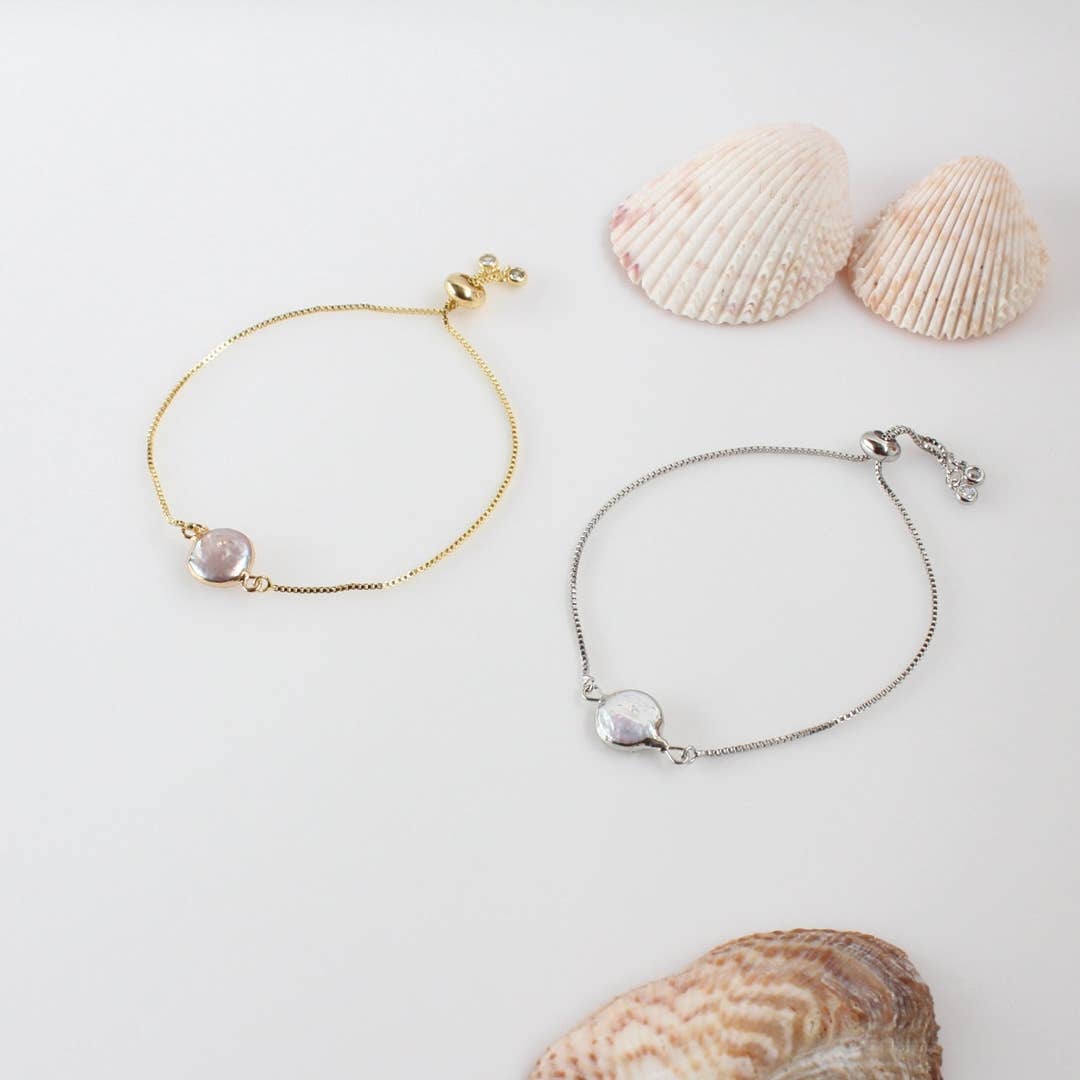 Baroque Pearl Stackable Bracelet