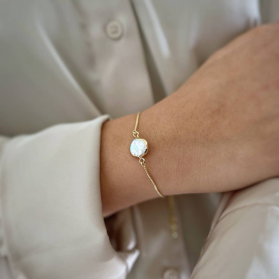 Baroque Pearl Stackable Bracelet