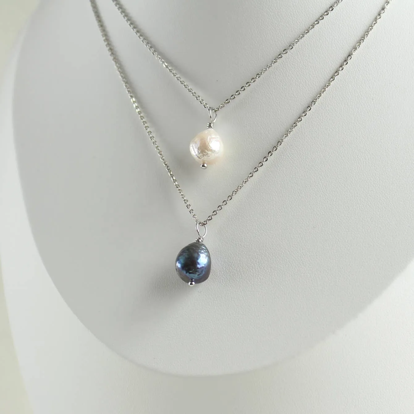 Freshwater Edison Baroque Pearl Necklace