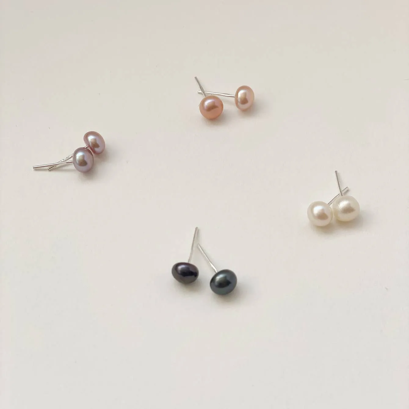 AAA Freshwater Pearl Stud Earrings