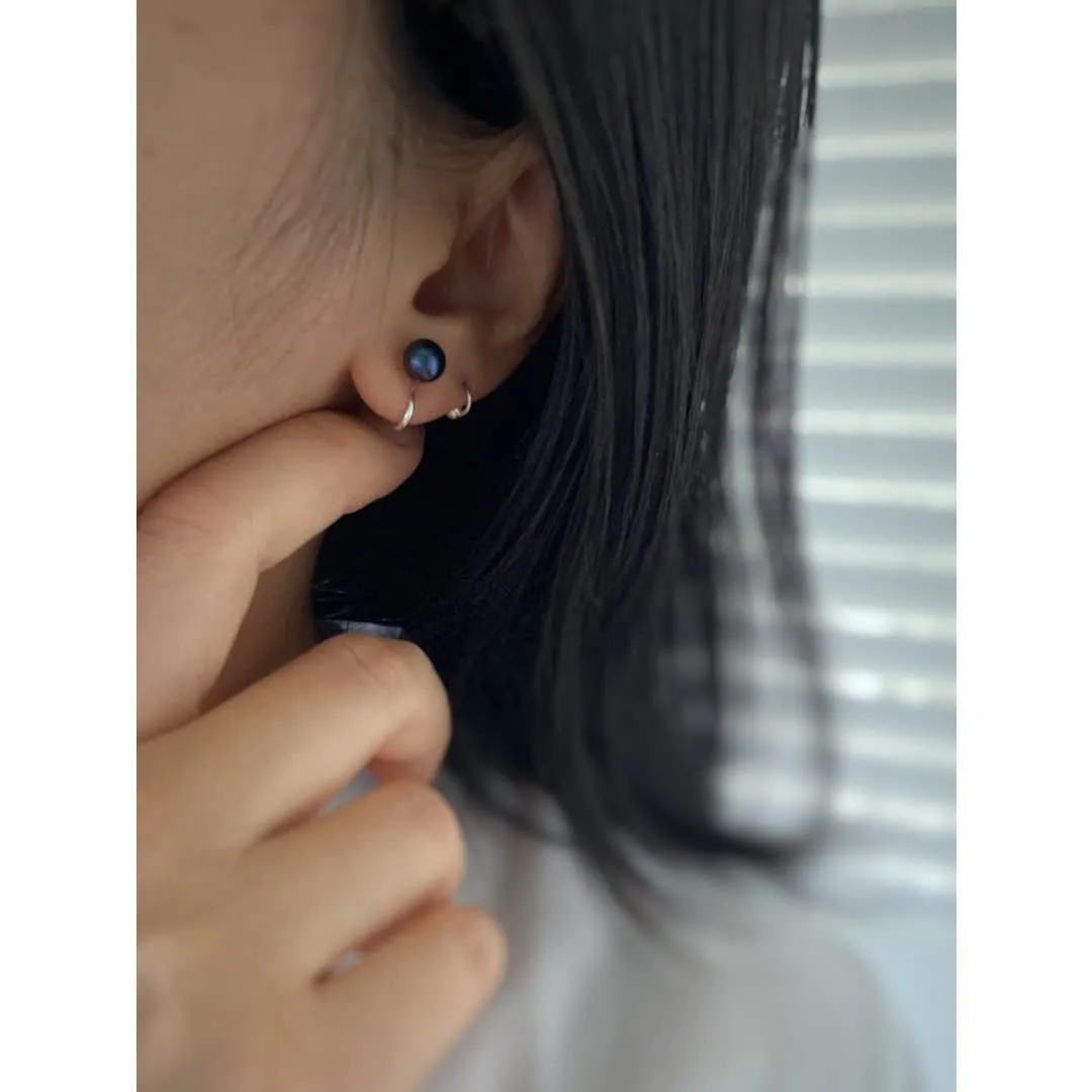 Petite Clip On Pearl Stud Earrings