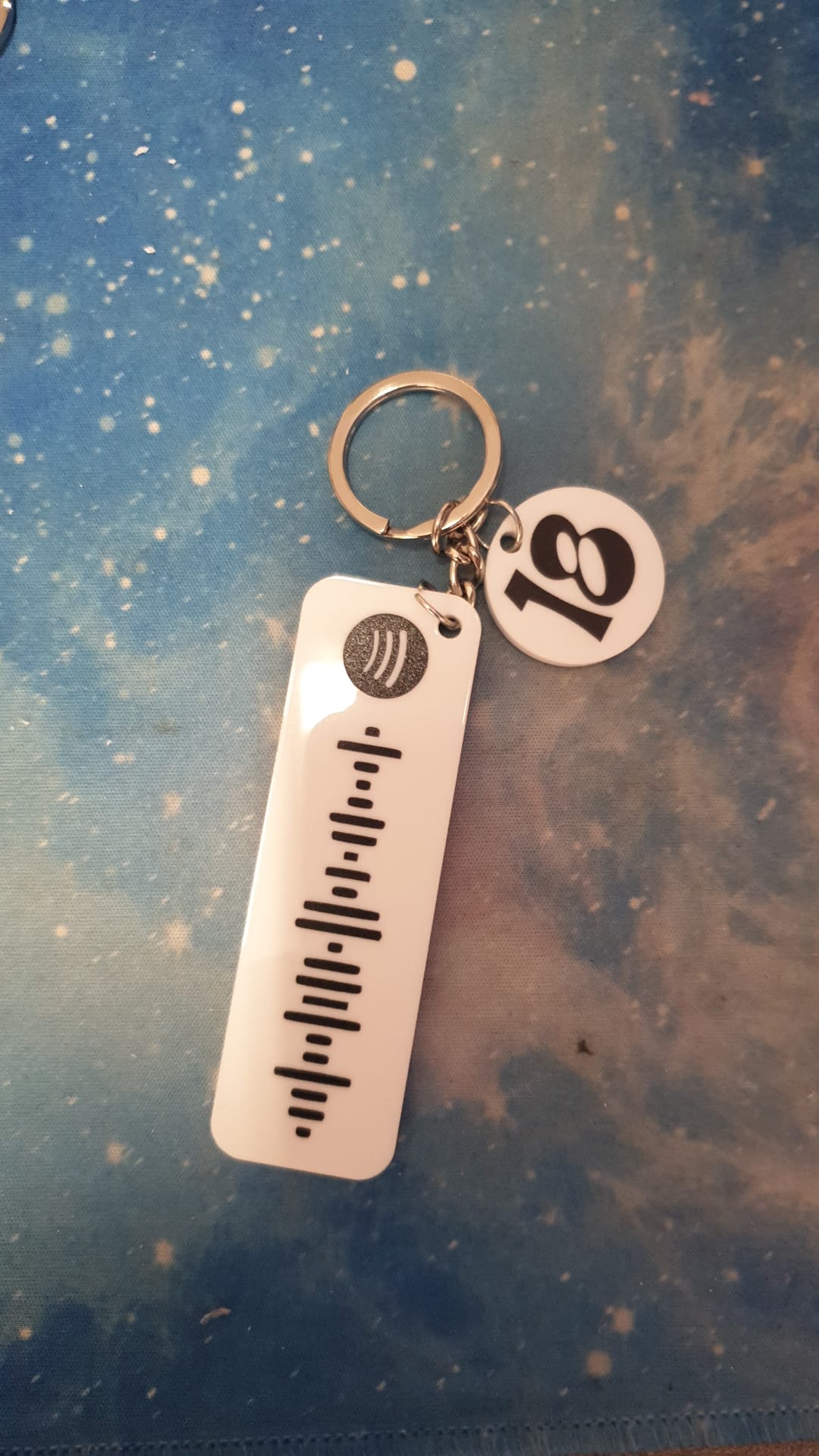 Portachiavi stile Spotify in plexiglas 