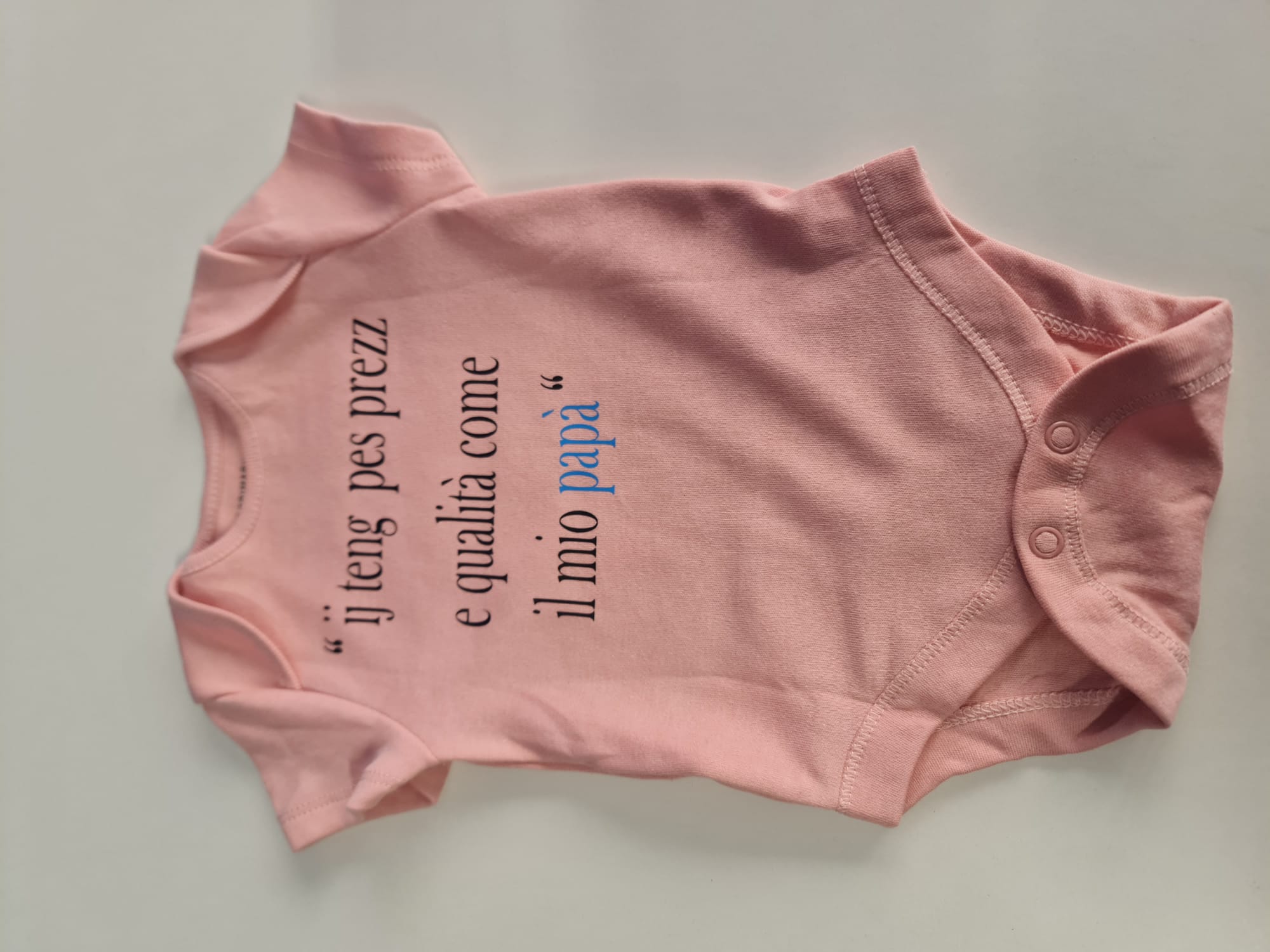 Body neonato con personalizzazione 