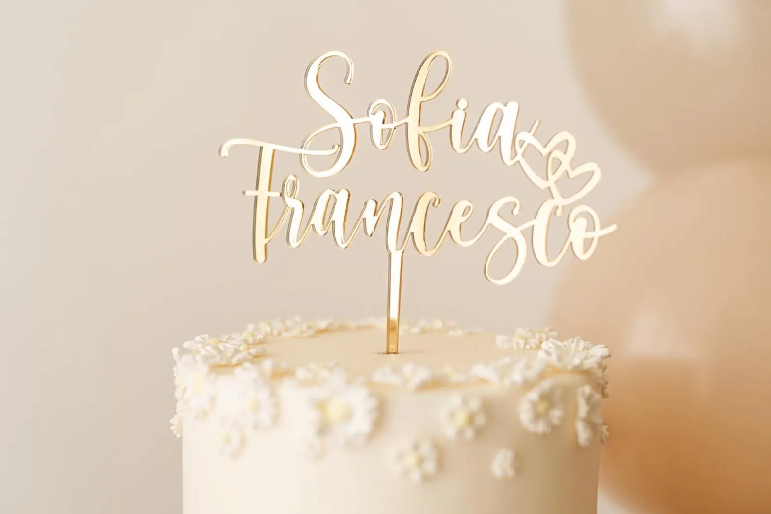 Topper torta per eventi