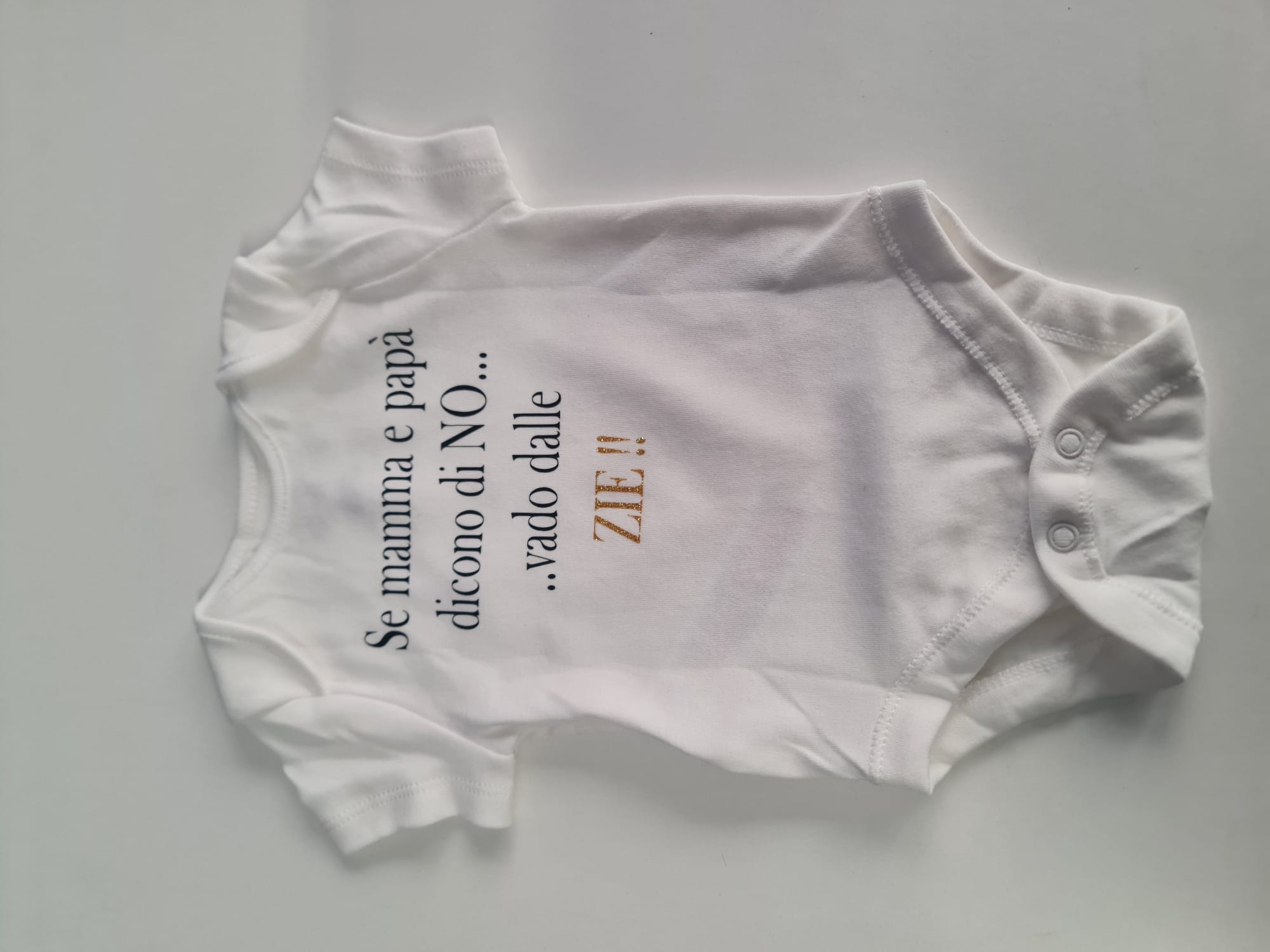 Body neonato con personalizzazione