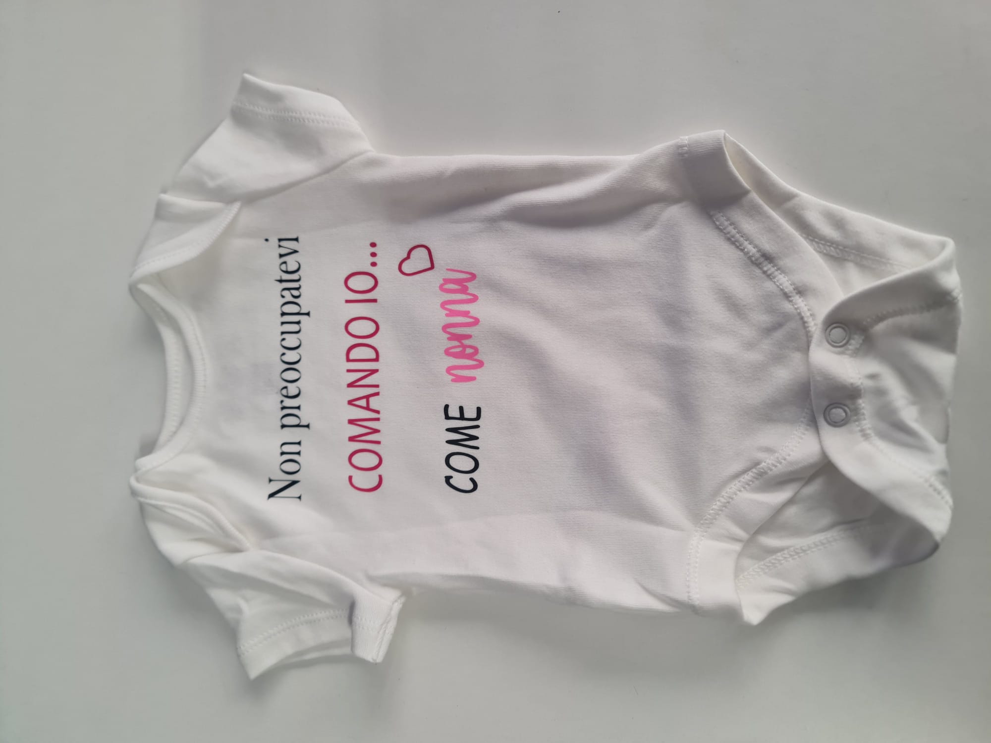 Body neonato con personalizzazione 