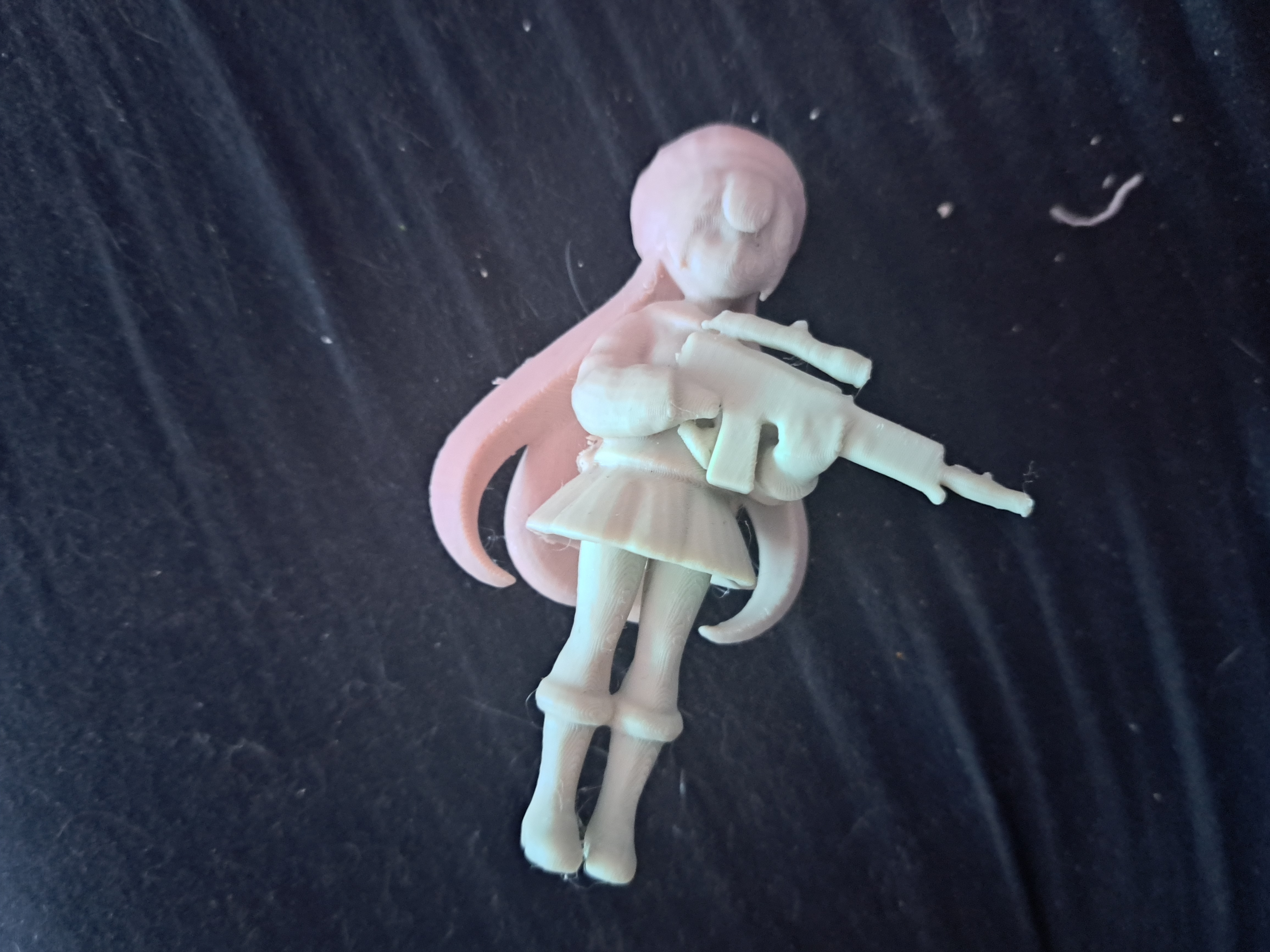 Anime-style shooter girl