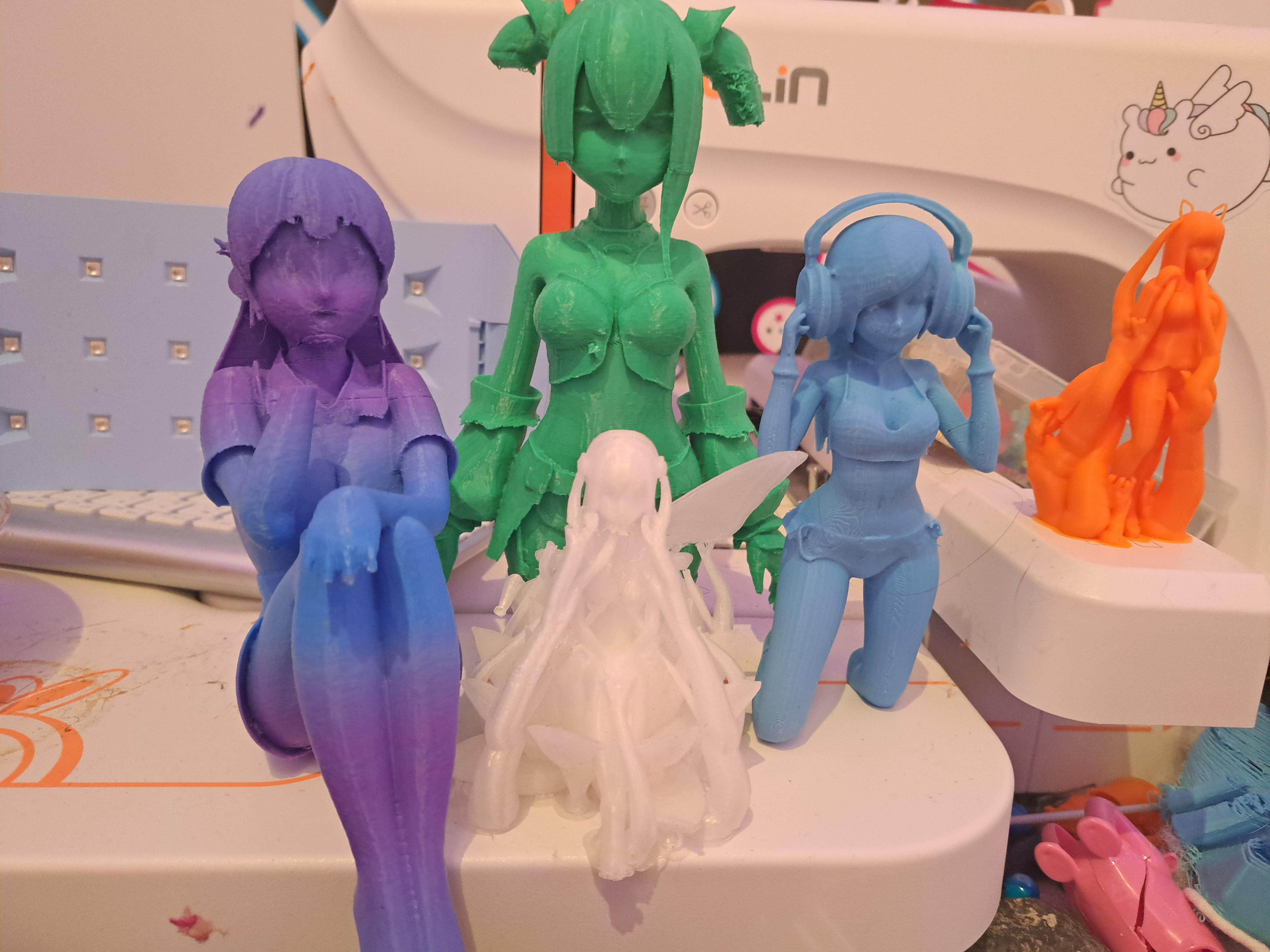 3D Printed Anime Figures