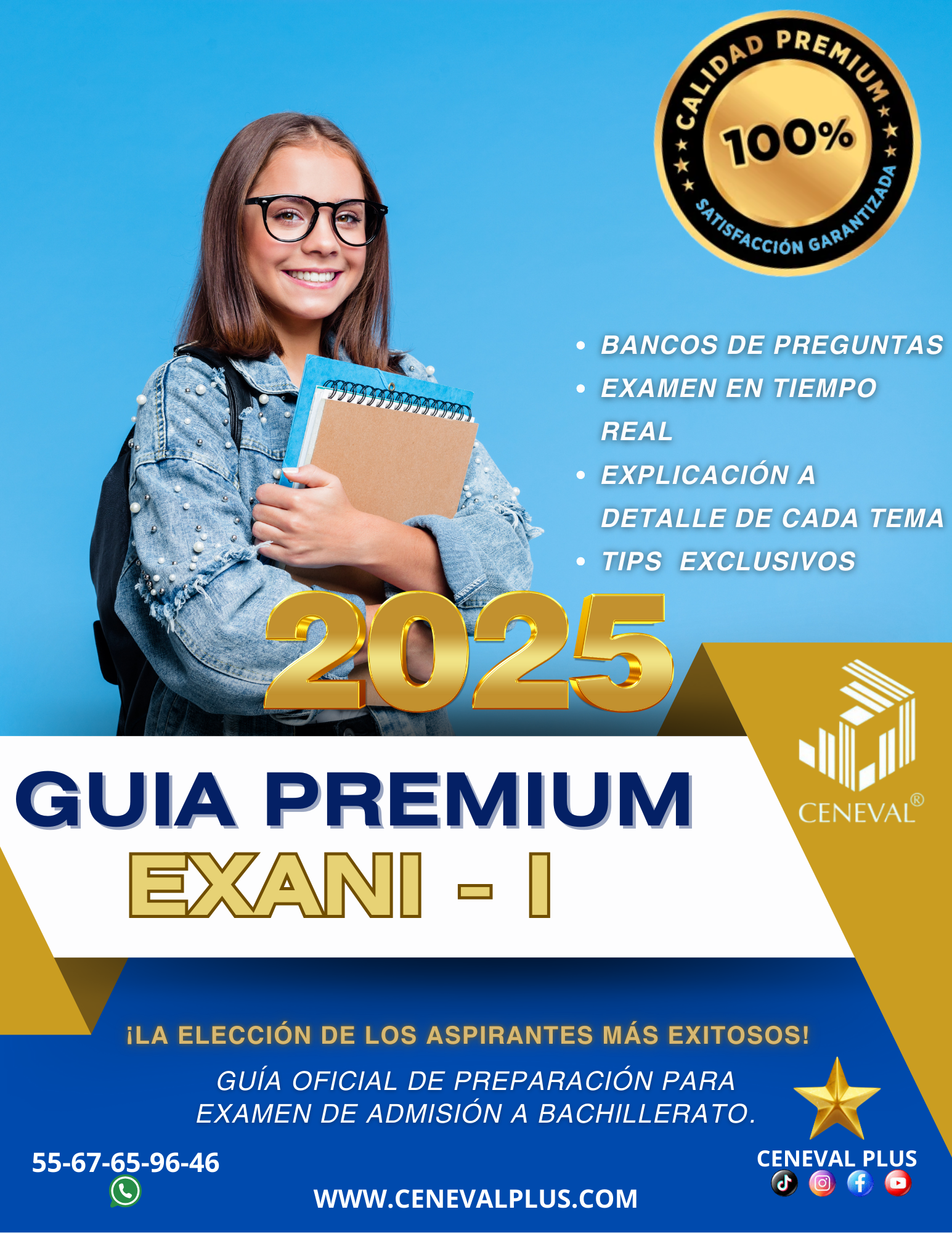 Guía Premium EXANI-I Admisión al Bachillerato 2025-2026