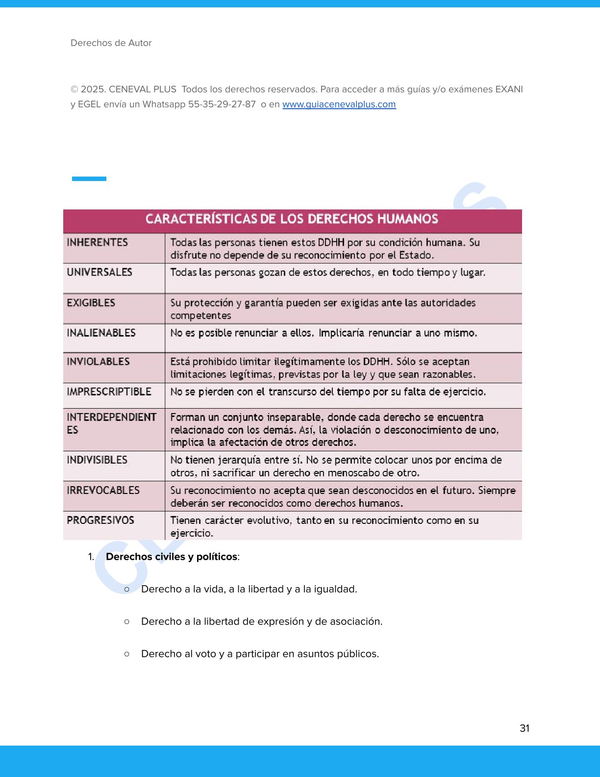 Guia  Derecho EGEL Plus DERE