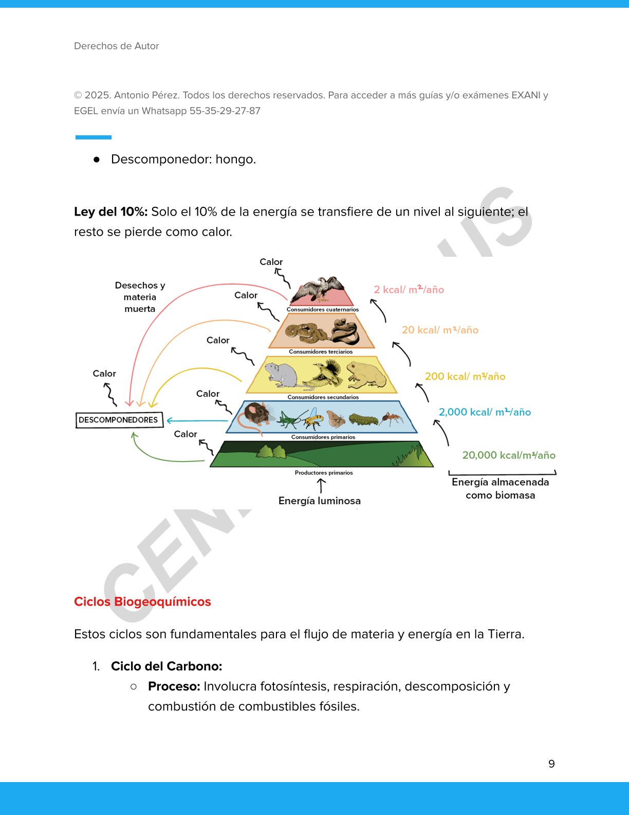 Guía  Biología EGEL Plus Bio 