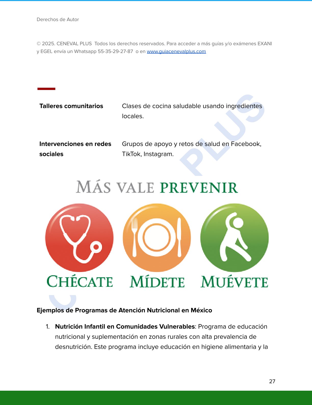 Guía Premium EGEL Nutrición NUTRI 