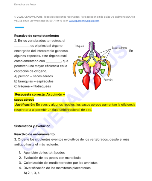 Guía  Biología EGEL Plus Bio 2026 + EXAMEN REAL