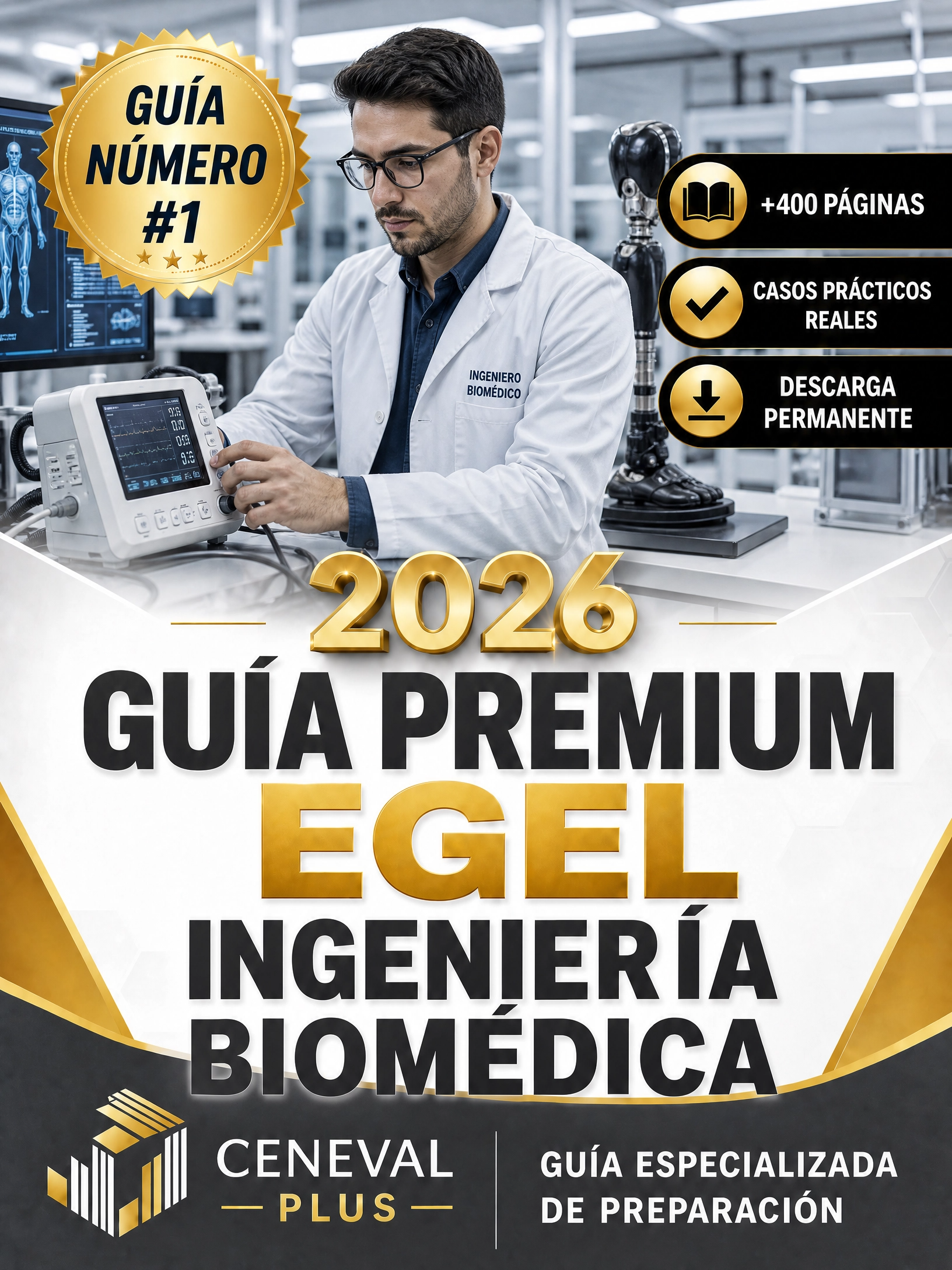 Guía Premium EGEL Ing. Biomédica 2026 + EXAMEN REAL 