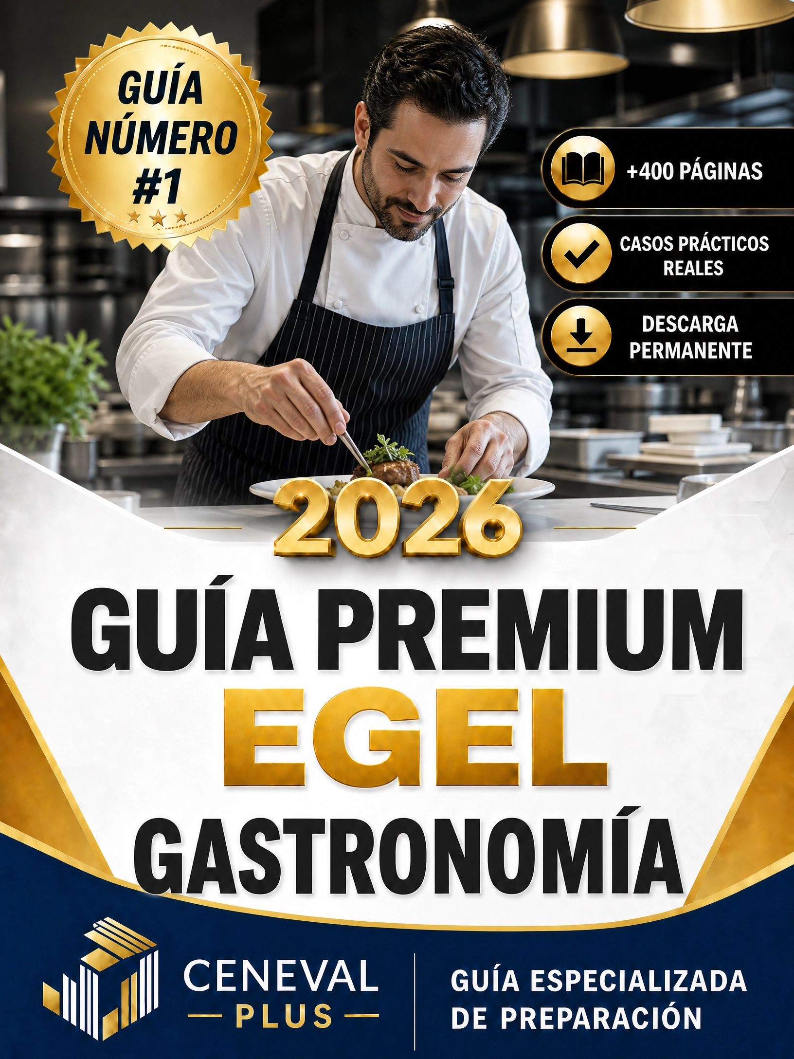 Guía Premium EGEL Lic. Gastronomía 2026 + EXAMEN REAL 