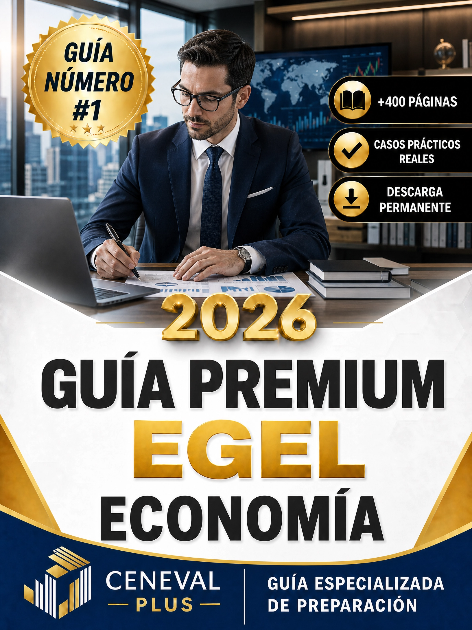 Guía Premium EGEL Lic. Economía 2026 + EXAMEN REAL 