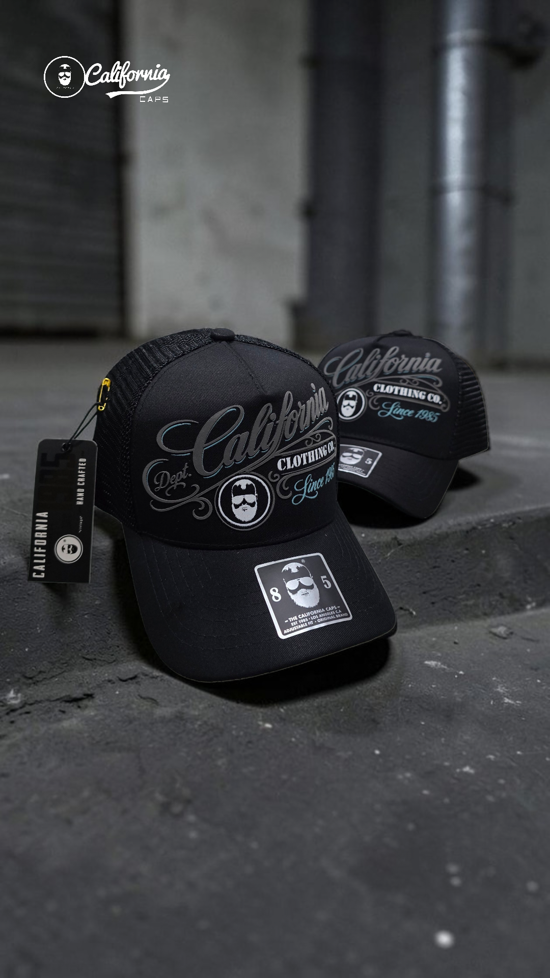 Gorra California Negra