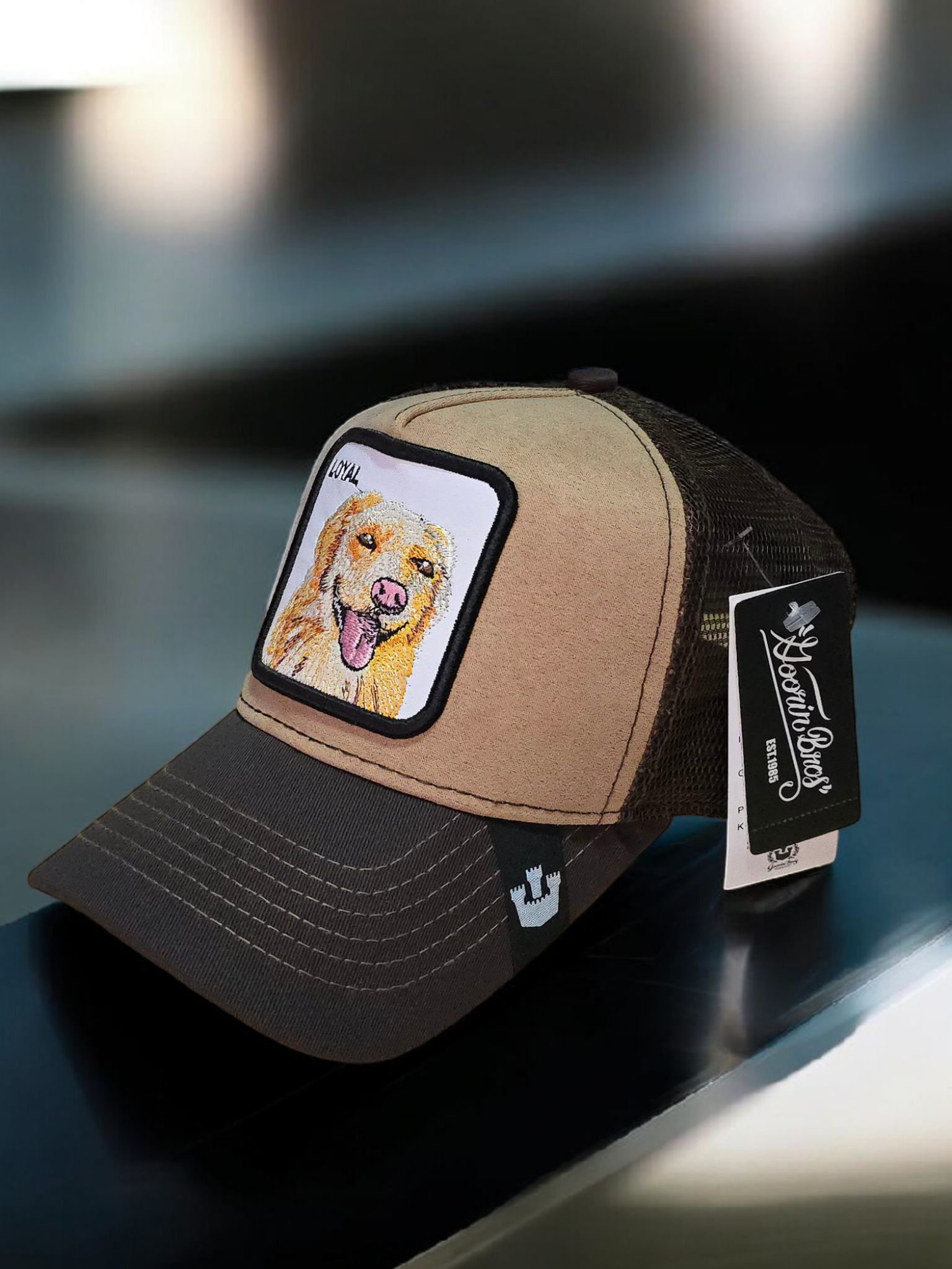 Gorra con diseño de perro