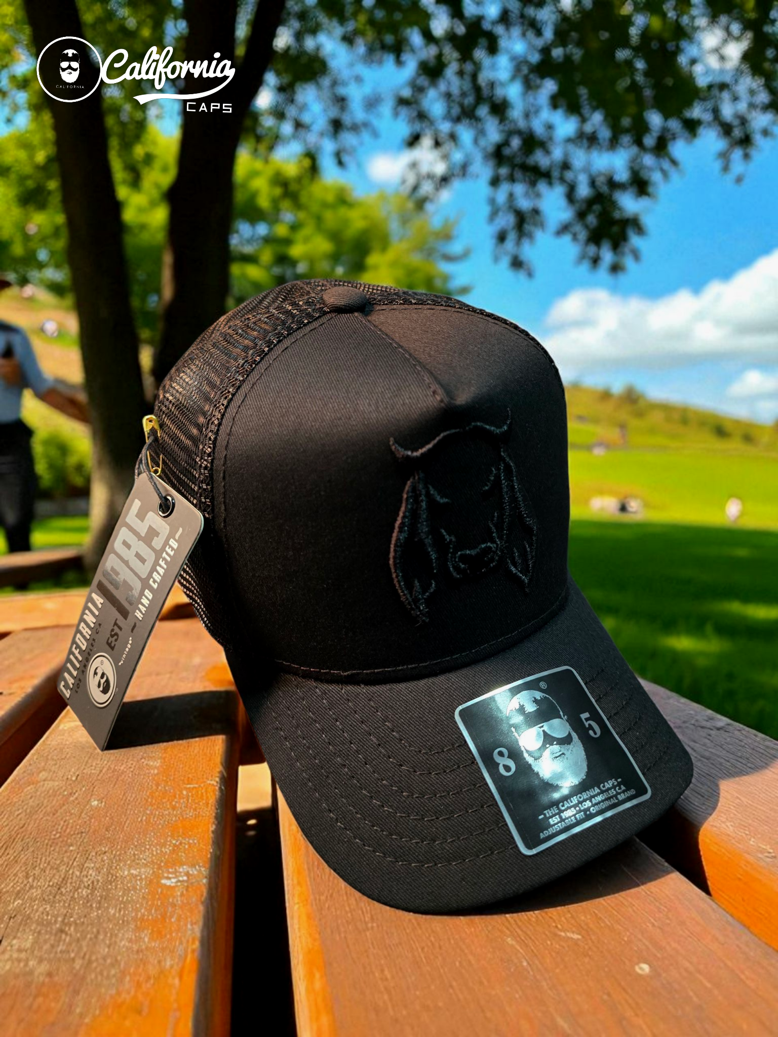 Gorra negra California Caps