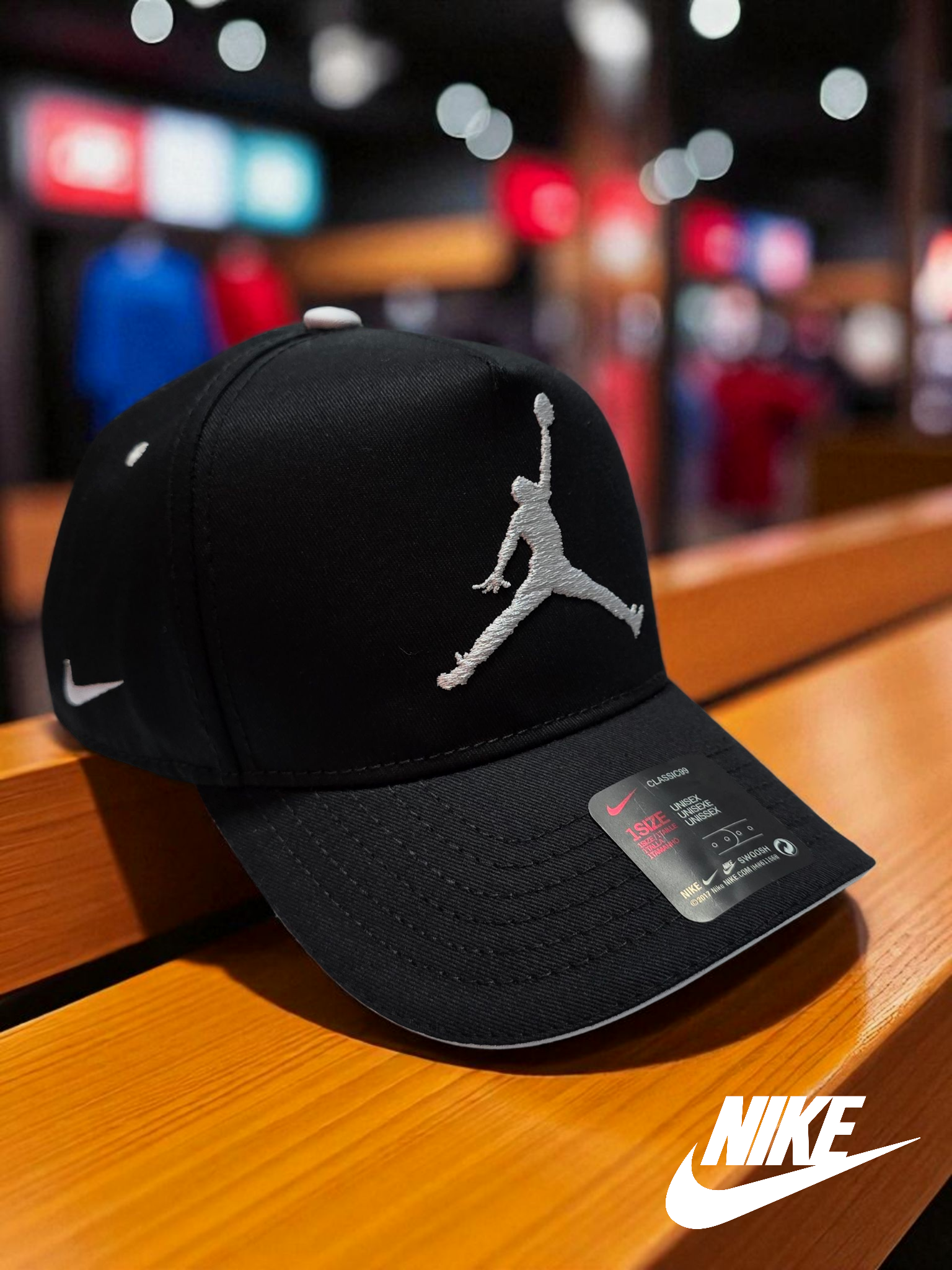 Gorra negra Jordan Nike