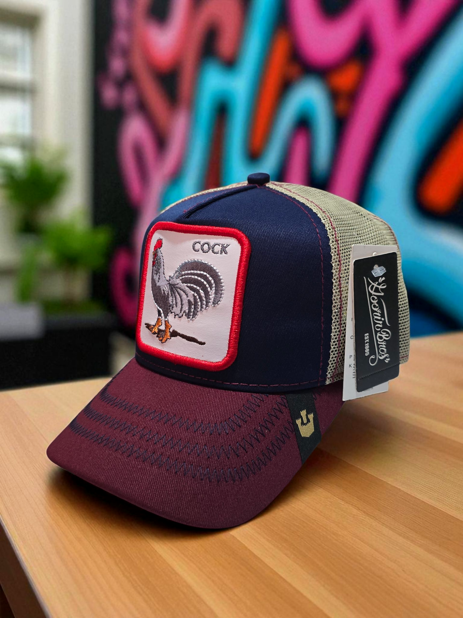 Gorra con Parche de Gallo