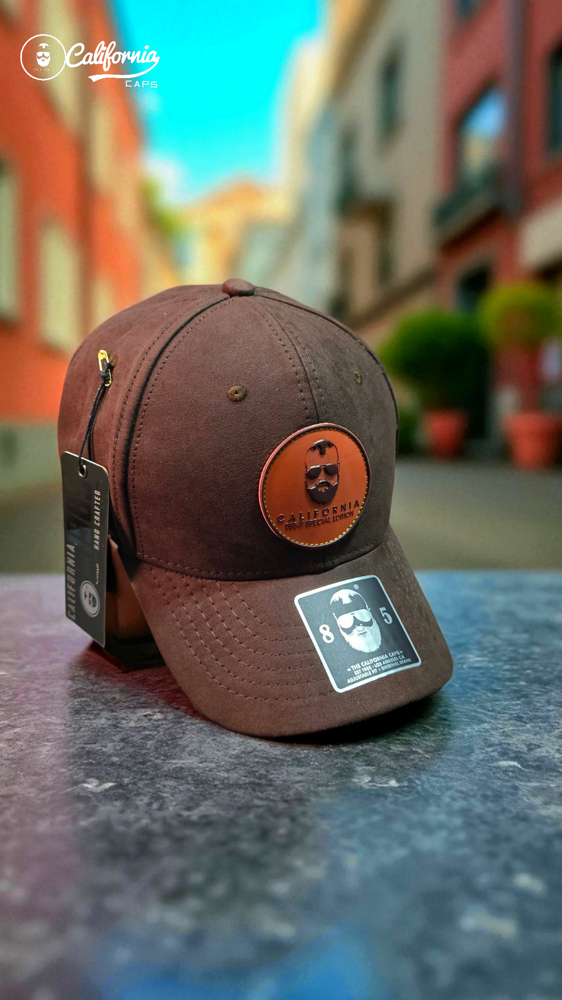 Gorra marrón California Caps