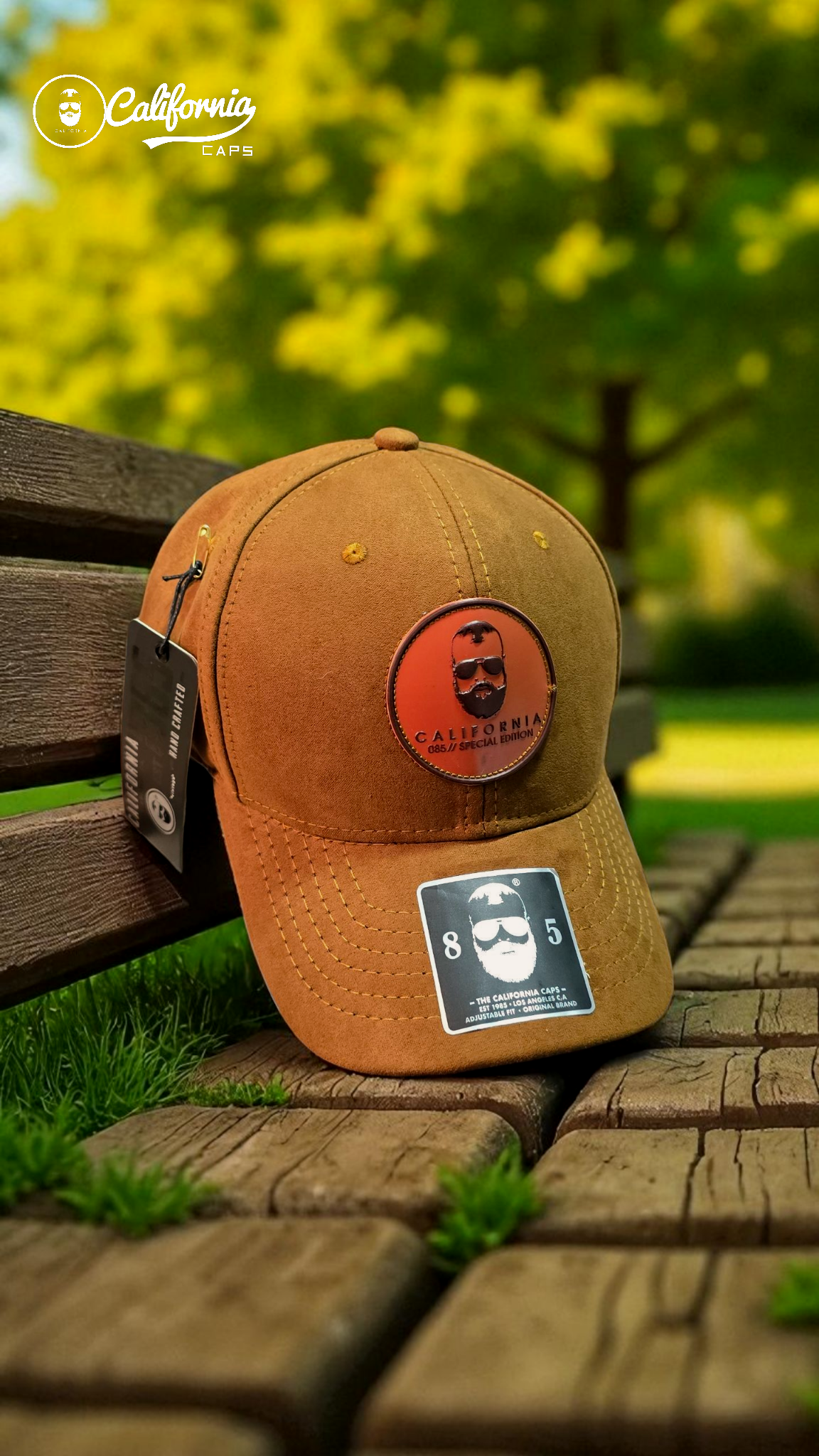 Gorra California Caps Marrón