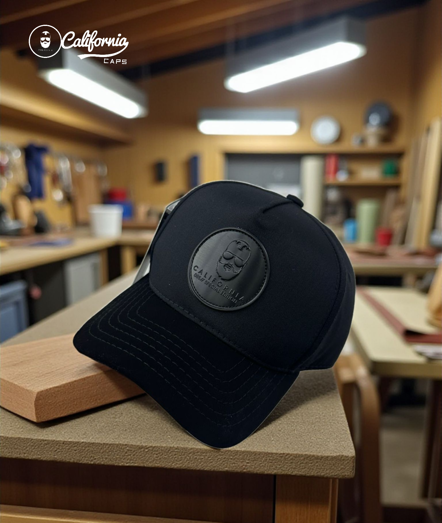 Gorra negra California Caps